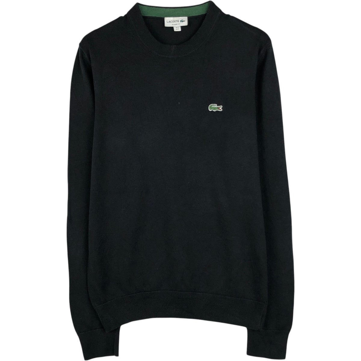 古着 ラコステ LACOSTE CLASSIC FIT カラーネップ ワンポイントロゴ