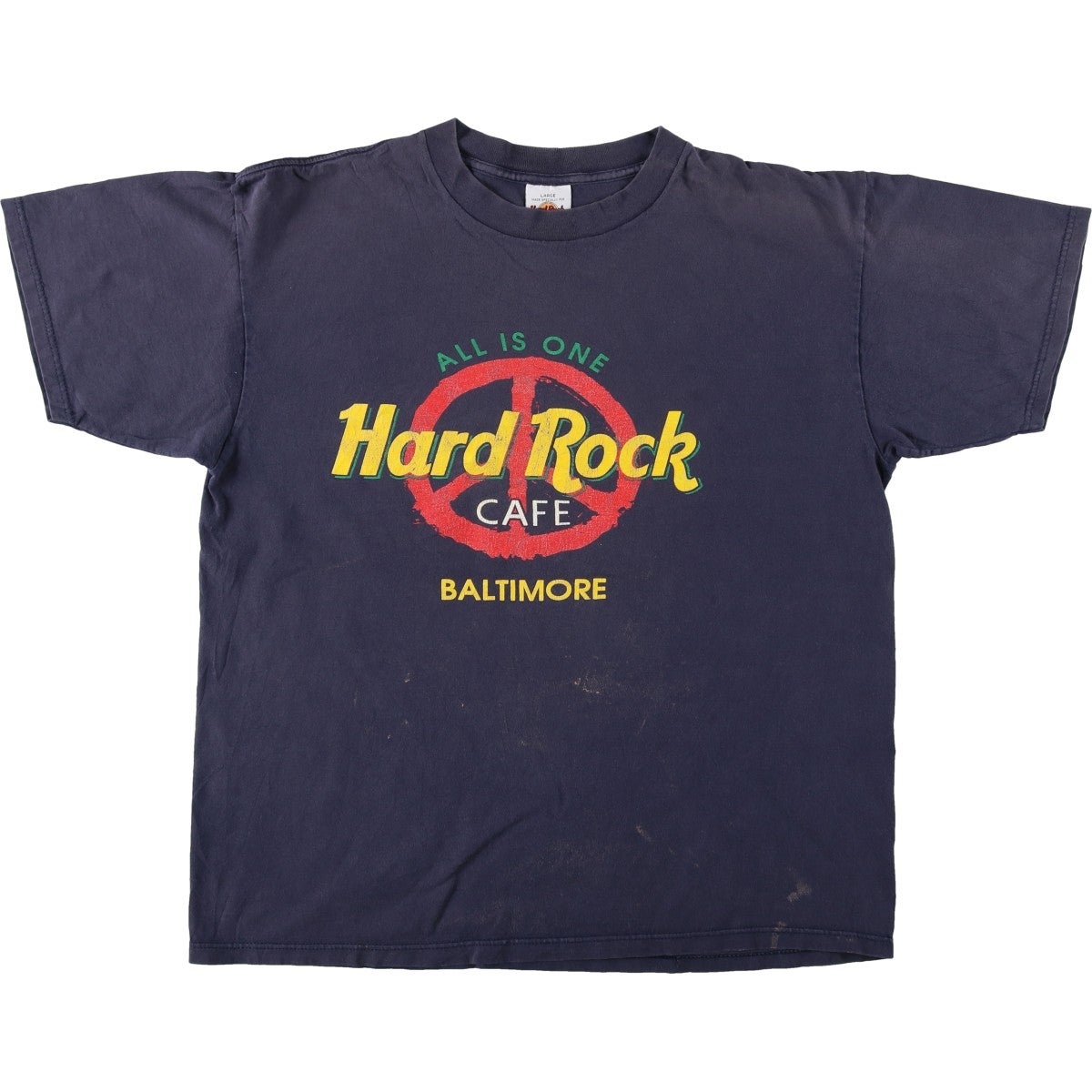 古着 90年代 HARD ROCK CAFE ハードロックカフェ ピースマーク