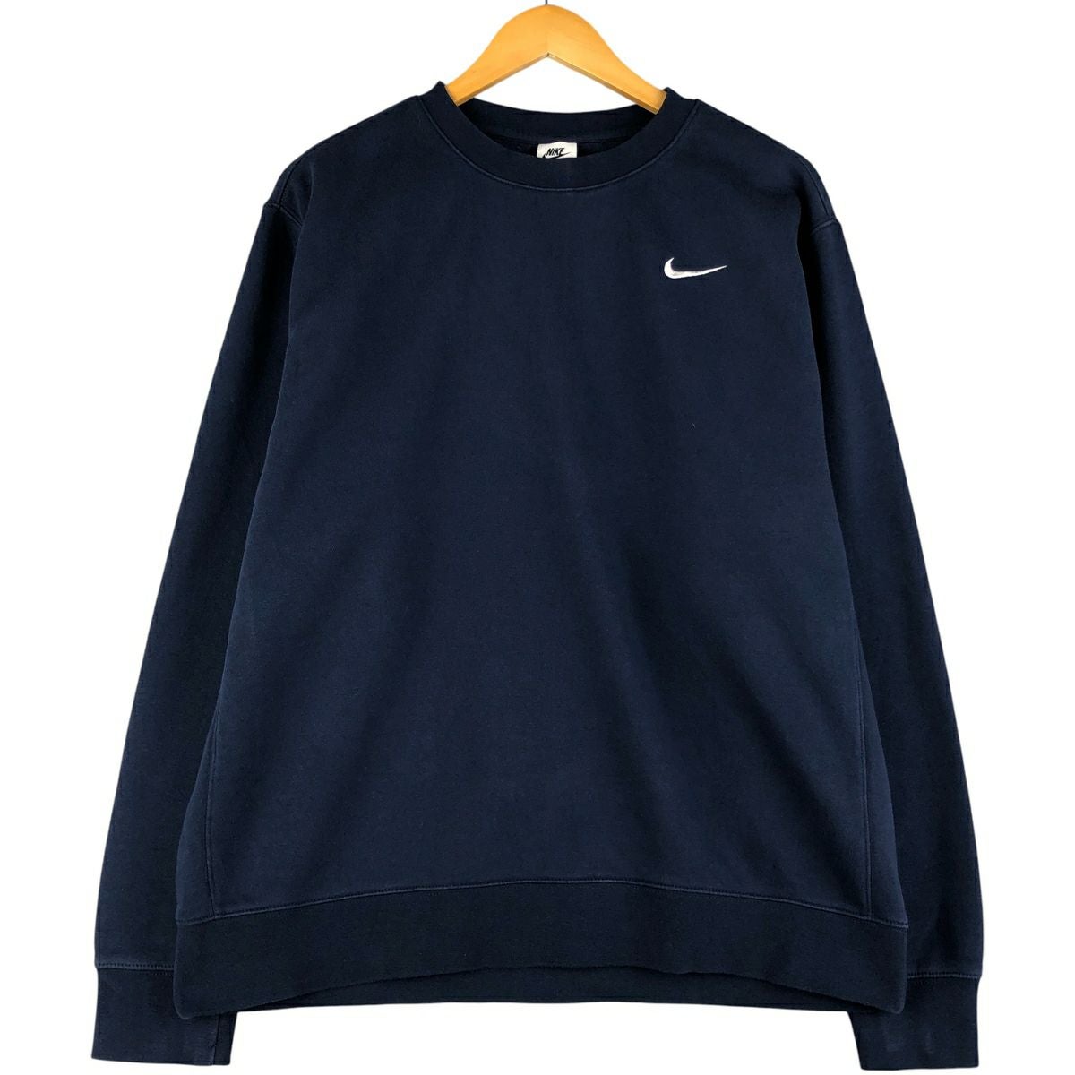 古着 ナイキ NIKE ワンポイントロゴスウェットシャツ トレーナー