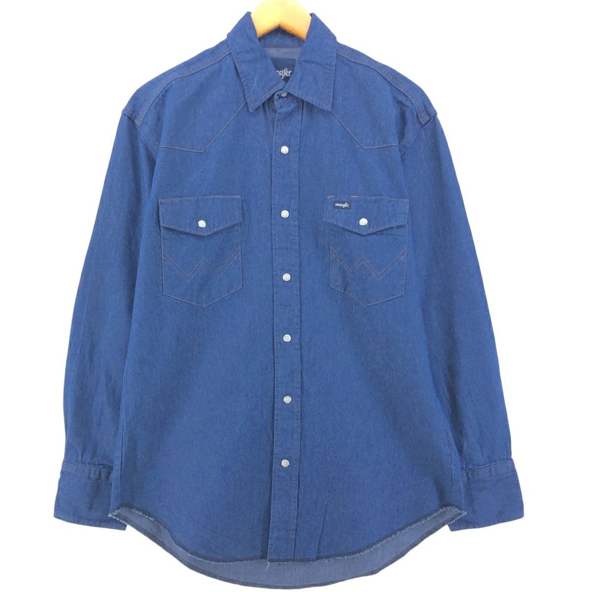 古着 ラングラー Wrangler 半袖 デニムシャツ メンズM相当 /eaa562044 古着 ラングラー Wrangler 半袖 デニムシャツ メンズM相当 /eaa562044