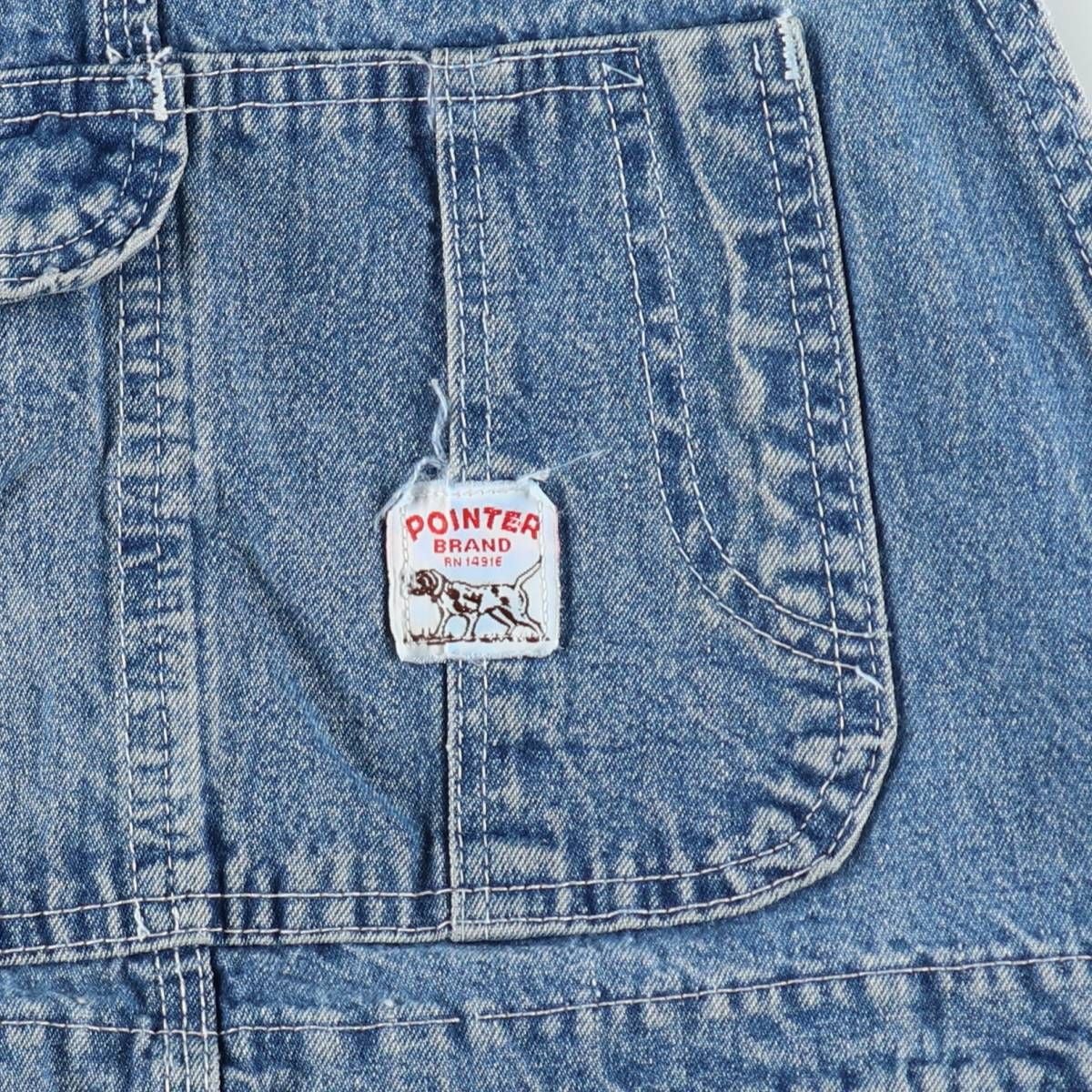 古着 ビッグサイズ ポインター Pointer デニムオーバーオール メンズ