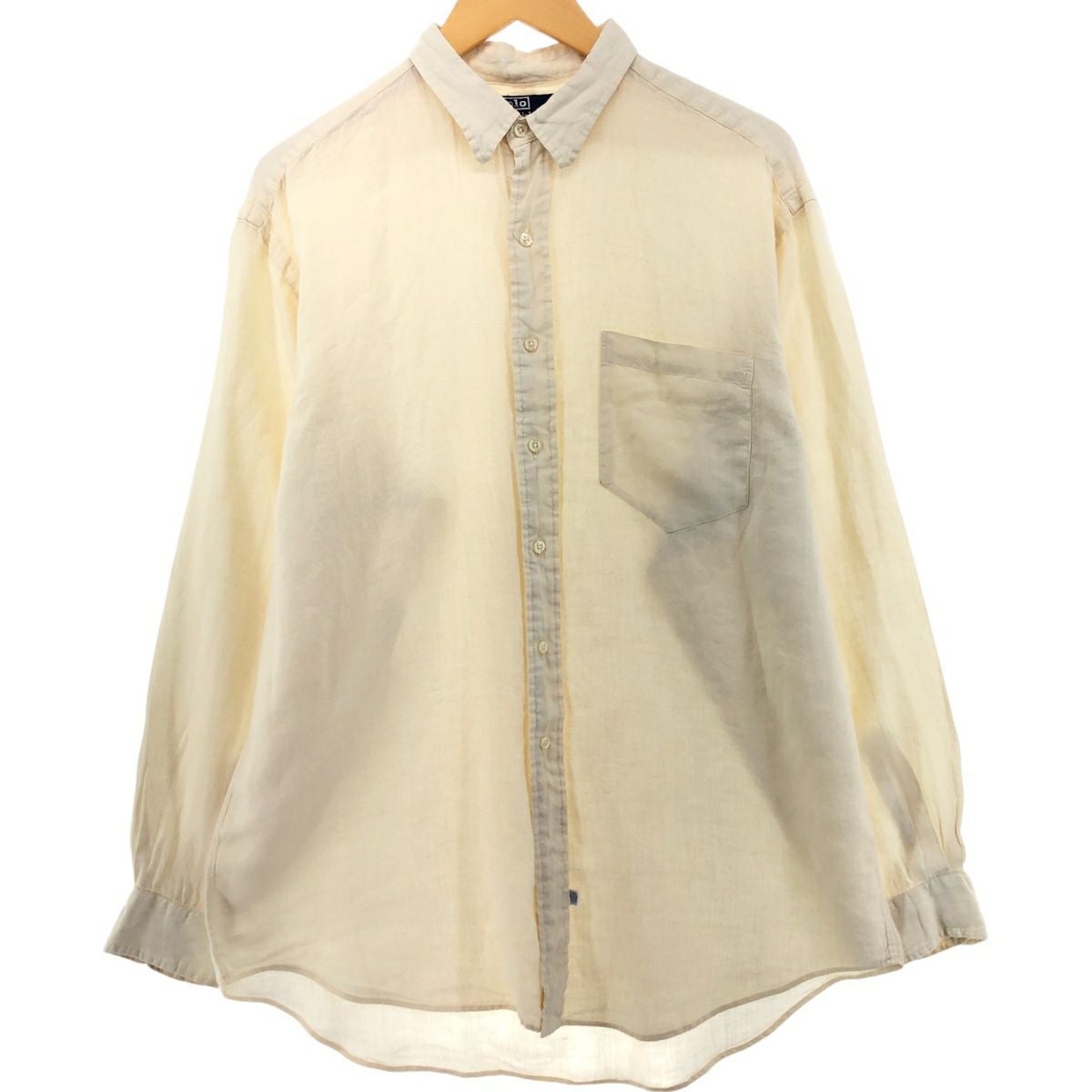 古着 ラルフローレン Ralph Lauren POLO by Ralph Lauren 長袖 リネン