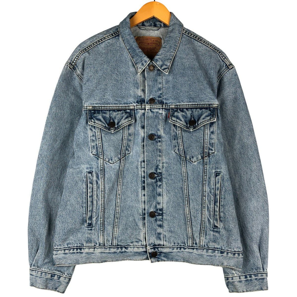 古着 ～90年代 リーバイス Levis デカパッチ デニムジャケット Gジャン