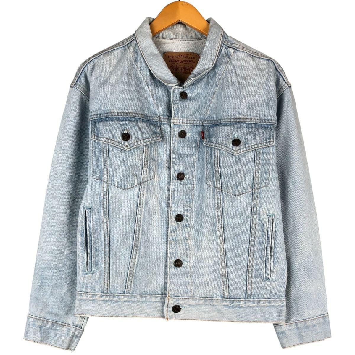 古着 90年代 リーバイス Levi's 75432-0210 デニムジャケット Gジャン メンズL相当 ヴィンテージ/eaa603695 古着 90年代 リーバイス Levis 75432-0210 デニムジャケット Gジャン