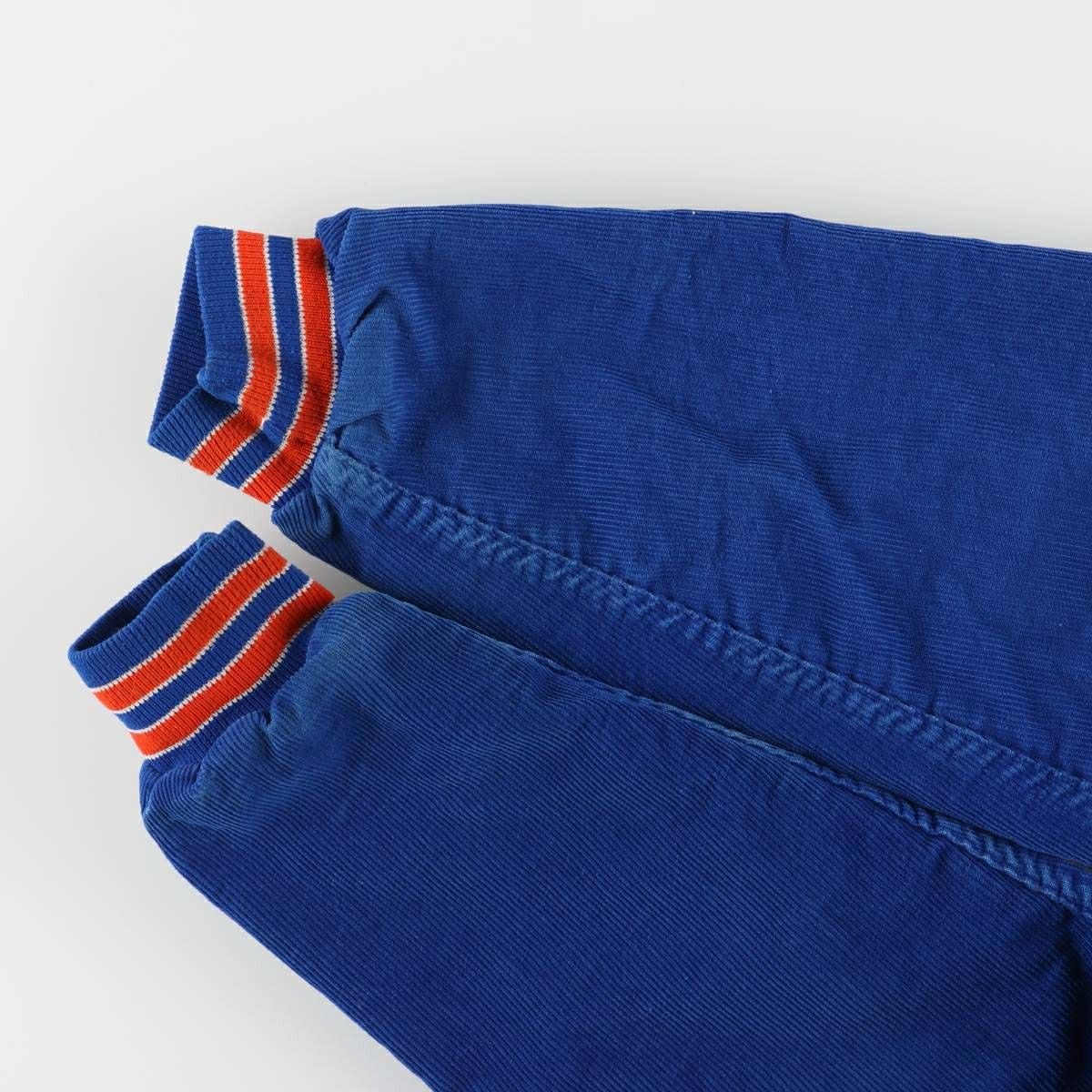 古着 70年代 レノック Rennoc 中綿入り コーデュロイボタンスタジャン