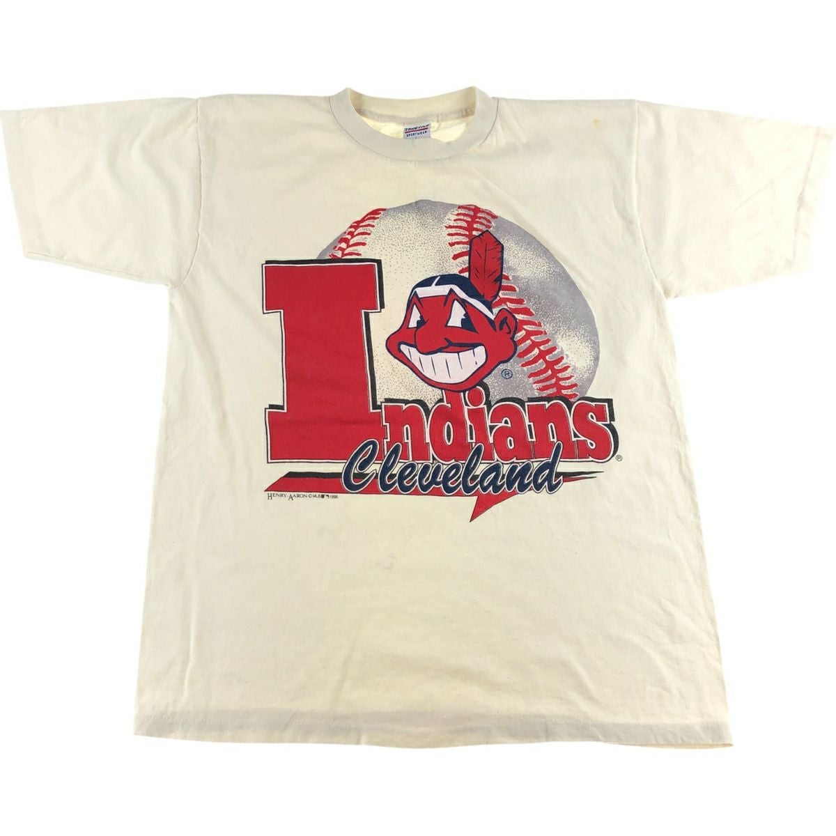 古着 90年代 TRUE-FAN MLB CLEVELAND INDIANS クリーブランド