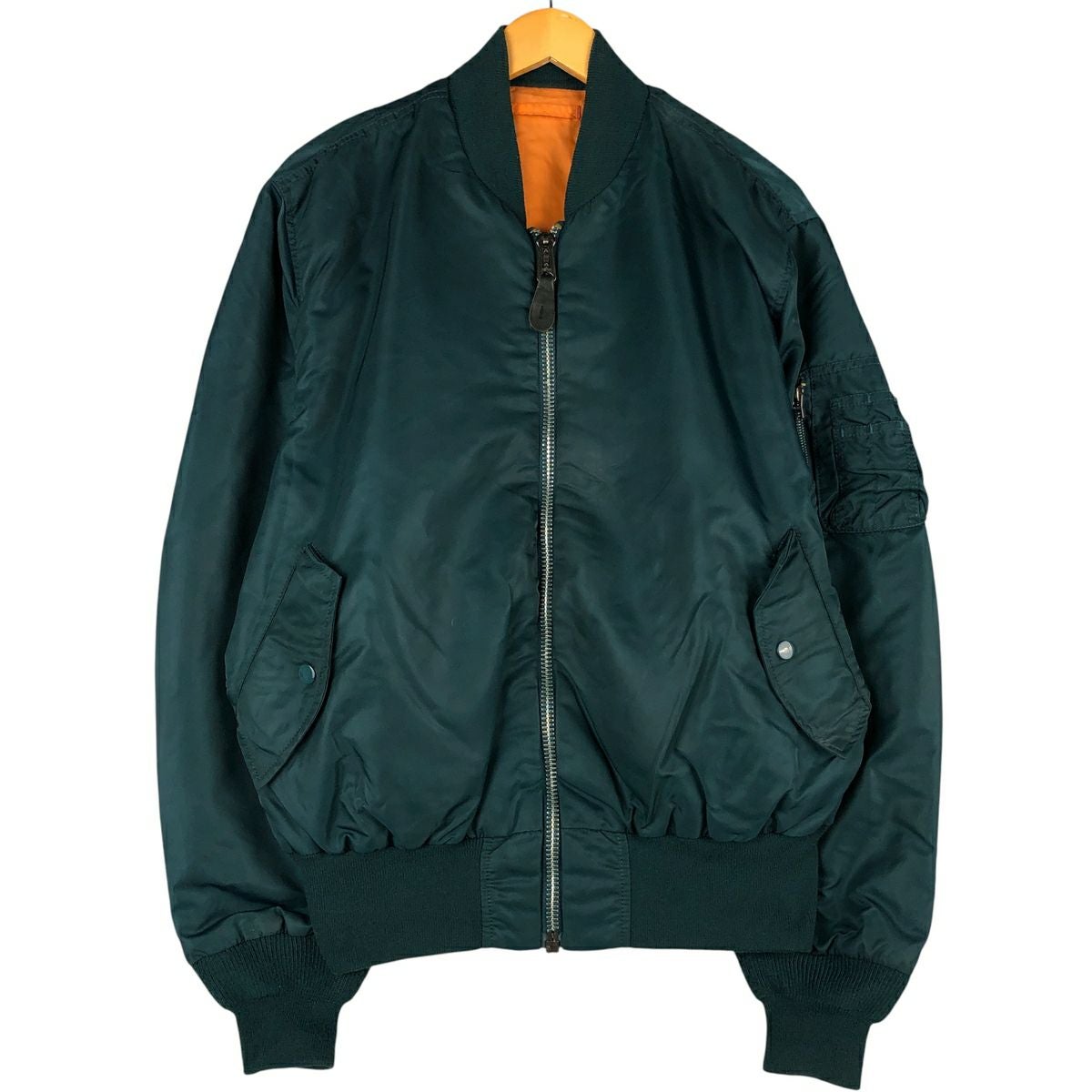 古着 民間品 アルファ ALPHA MA-1タイプ 中綿入り ミリタリー フライト