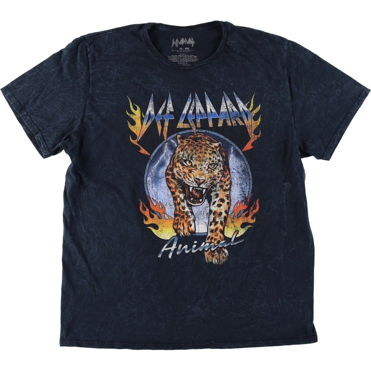 古着 DEF LEPPARD デフレパード レオパード柄 ヒョウ柄 バンドTシャツ