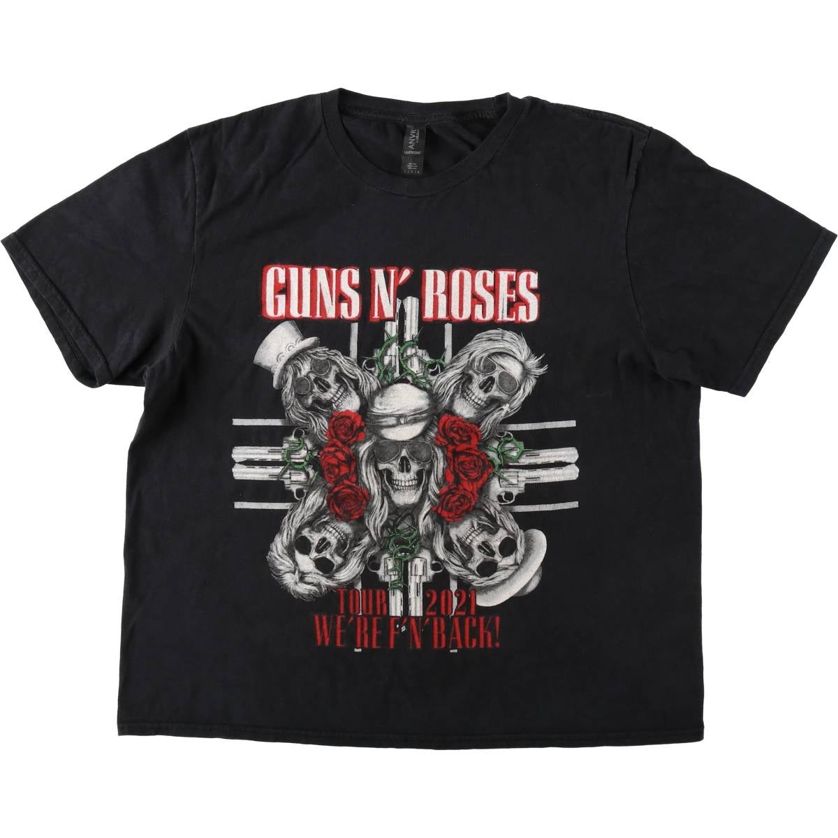 古着 GUNS N ROSES ガンズアンドローゼズ バンドTシャツ バンT メンズL