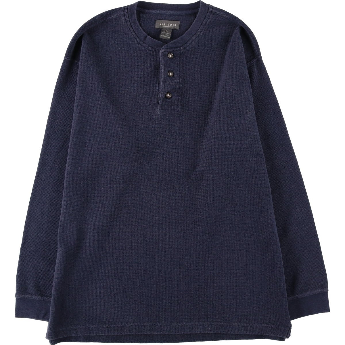 古着 80～90年代 J.E. Morgan ヘンリーネック サーマルロングTシャツ
