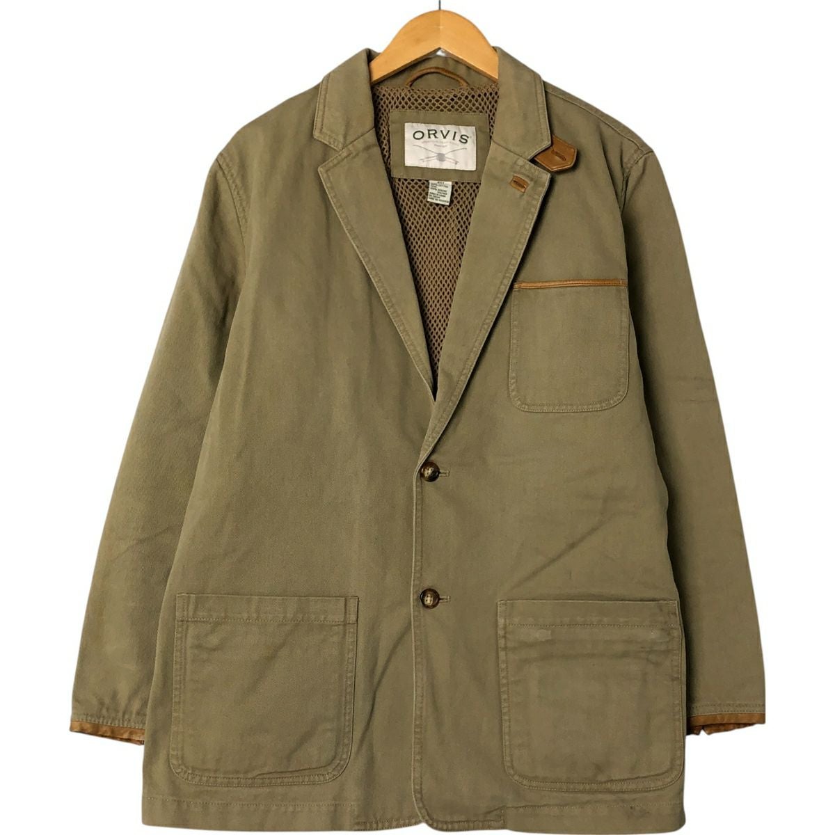古着 90年代 オービス ORVIS ハンティング コットンテーラード