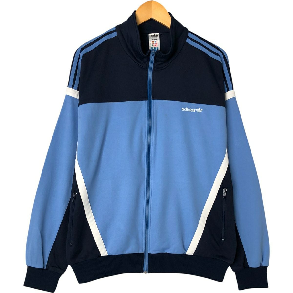 古着 80年代 アディダス adidas ジャージパーカー トラックジャケット