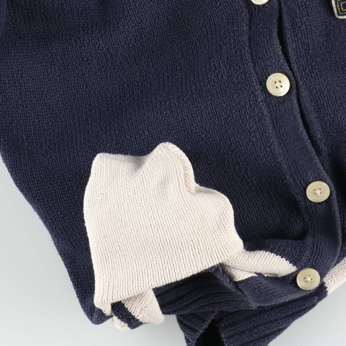 古着 ラルフローレン Ralph Lauren レタードニットカーディガン