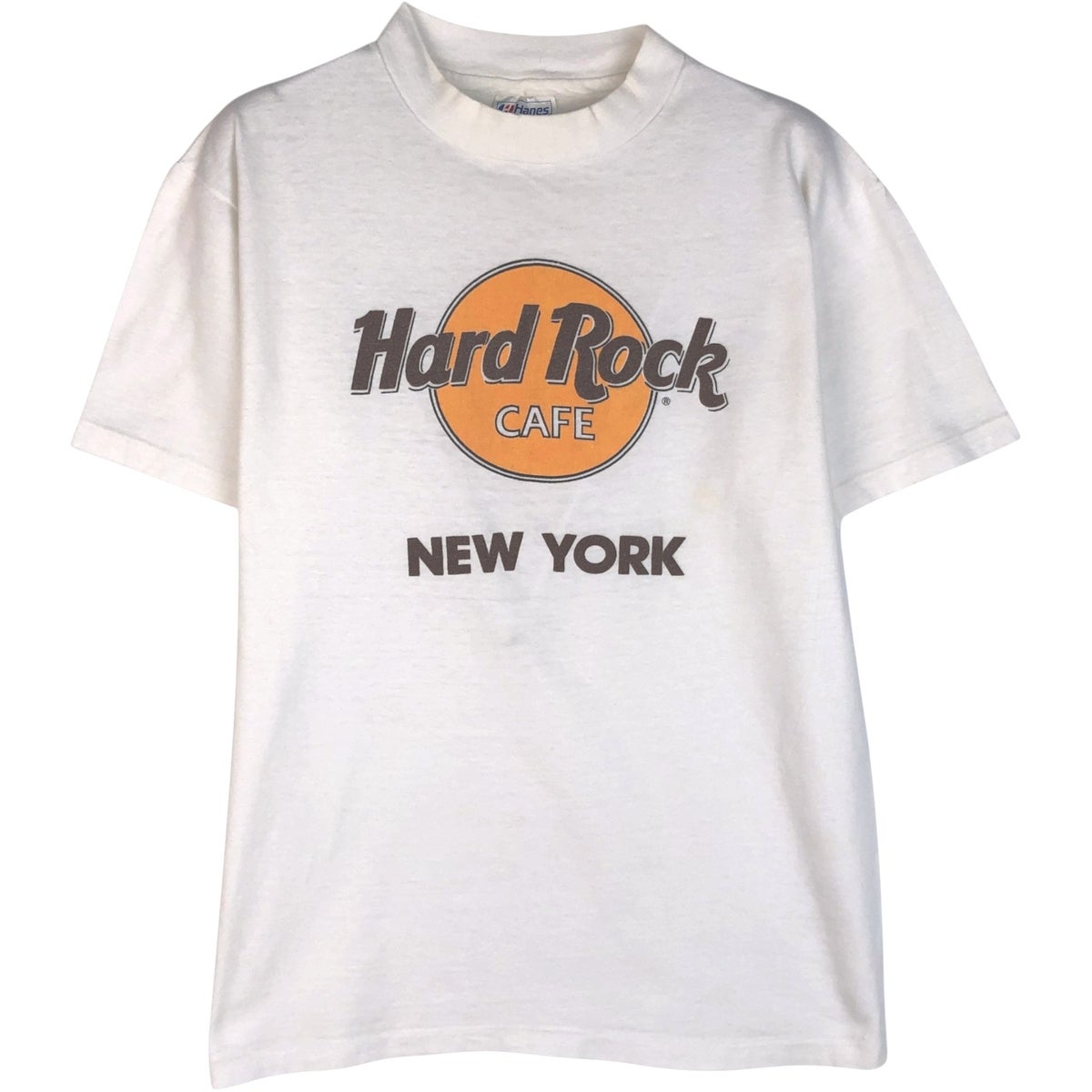 Hanes旧タグ、ロックバンド AMBROSIA Tシャツ USA製 古着 90年代 ヘインズ Hanes BEEFY-T HARD ROCK CAFE ハードロック
