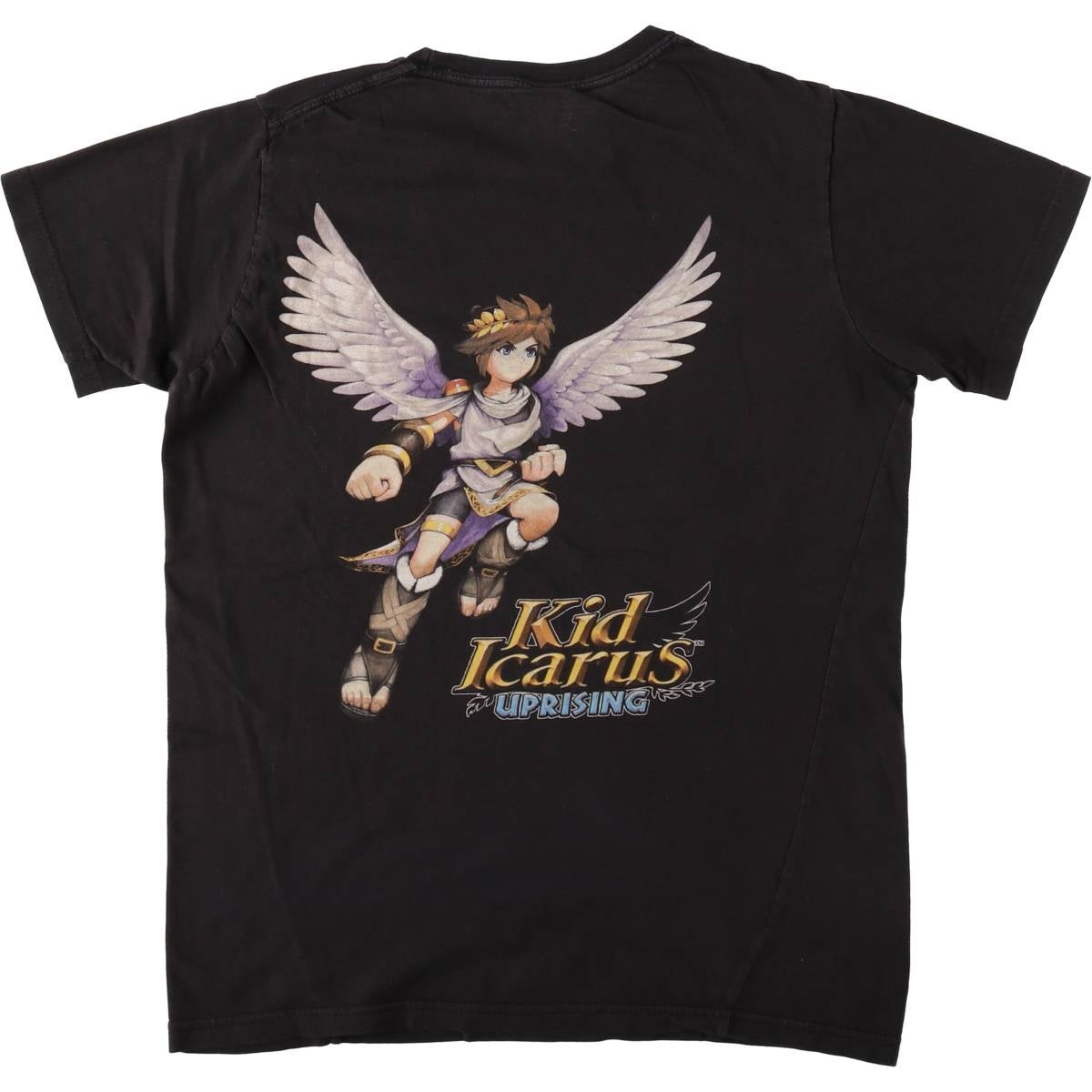 Nintendo 3DS Tシャツ 古着 新・光神話 パルテナの鏡 Lサイズ 古着 Quaul Hollow NINTEND 3DS 光神話 パルテナの鏡 PIT ピット