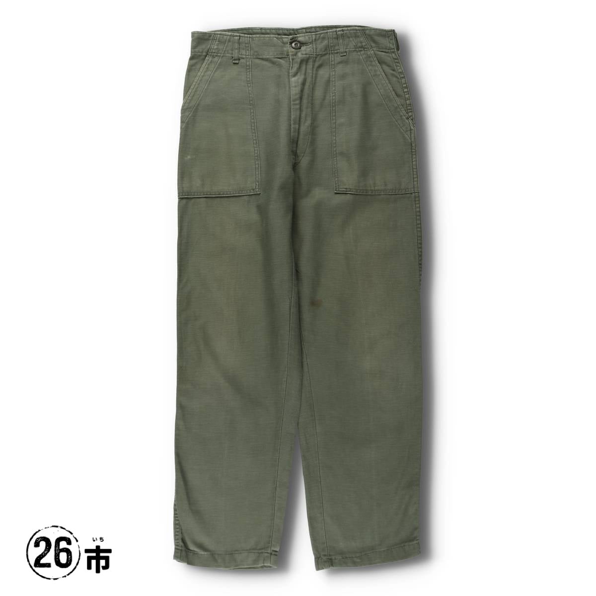 古着 60年代 米軍実品 ミリタリー ベイカーパンツ USA製 32×33 メンズ