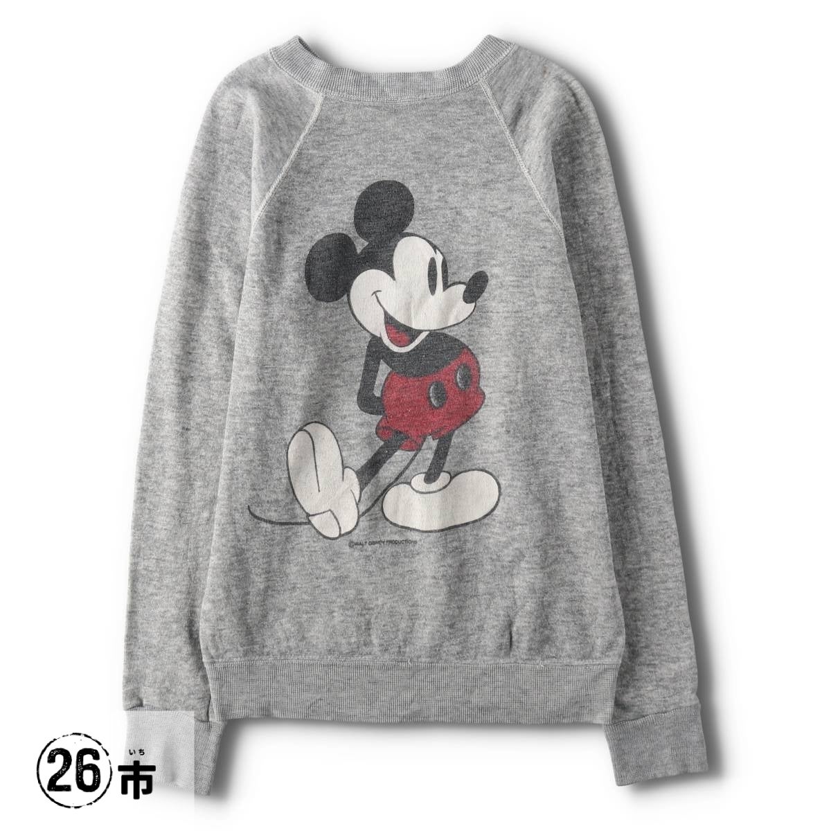 古着 80年代 Disney CASUALS MICKEY MOUSE ミッキーマウス 白足