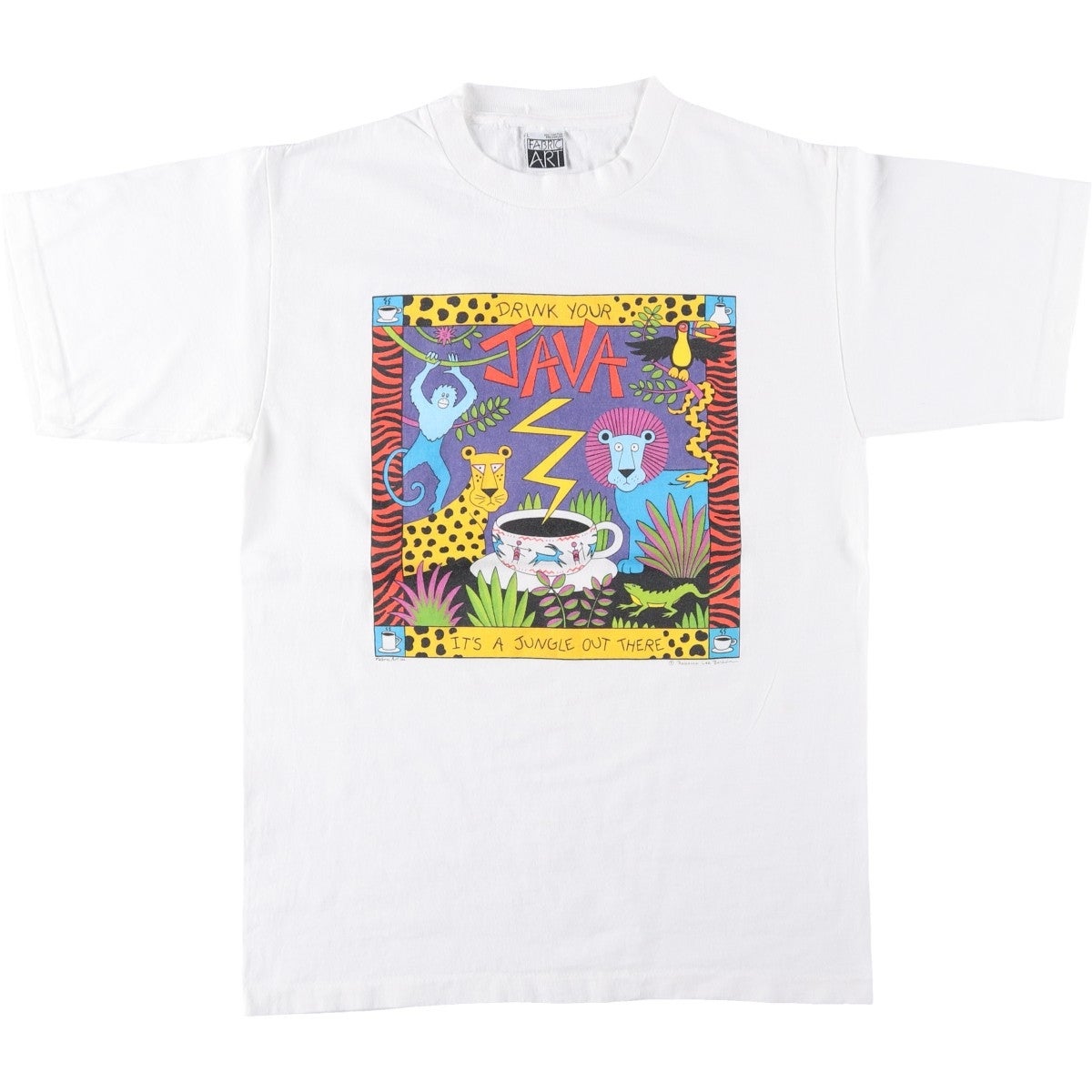 古着 90年代 FABRIC ART Rebecca Lee Baldwin アートTシャツ USA製