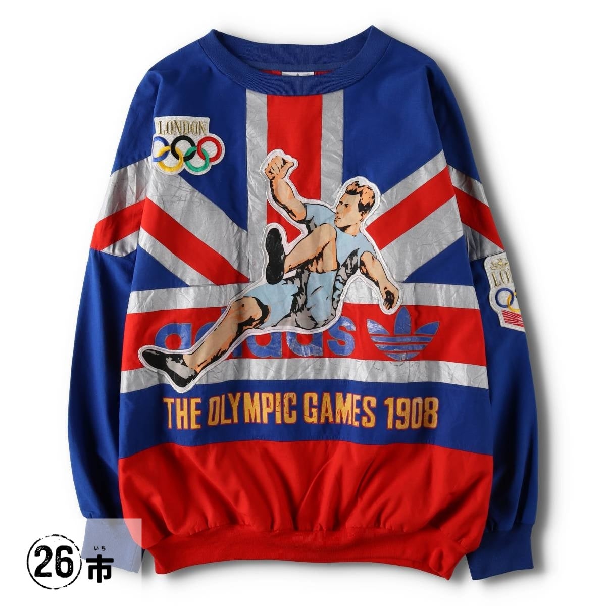 adidas オリンピック冬季大会 スウェットシャツ 古着 80年代 アディダス adidas SAPPORO 72 札幌冬季オリンピック
