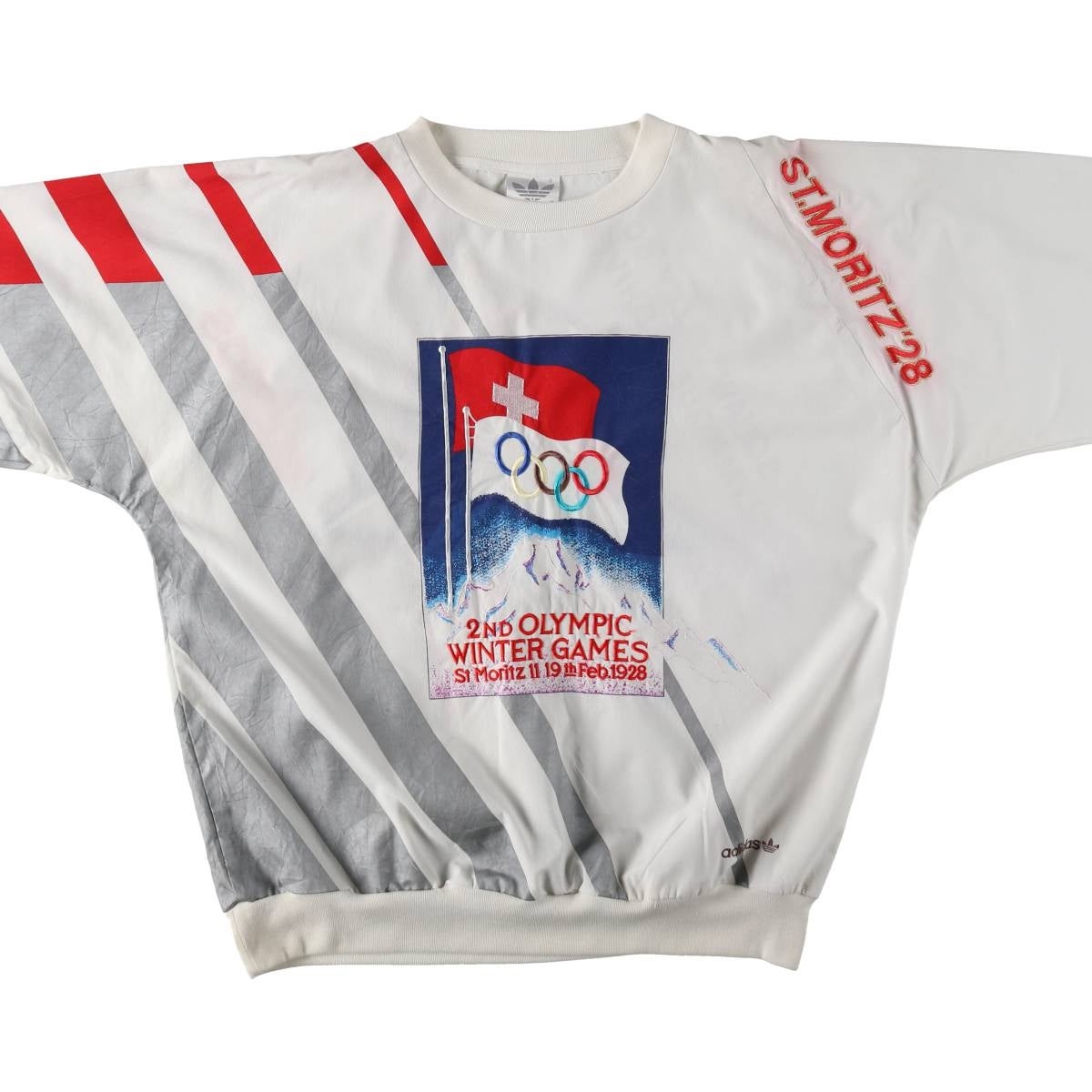 古着 80年代 アディダス adidas 2ND OLYMPIC WINTER GAMES ST.MORITZ
