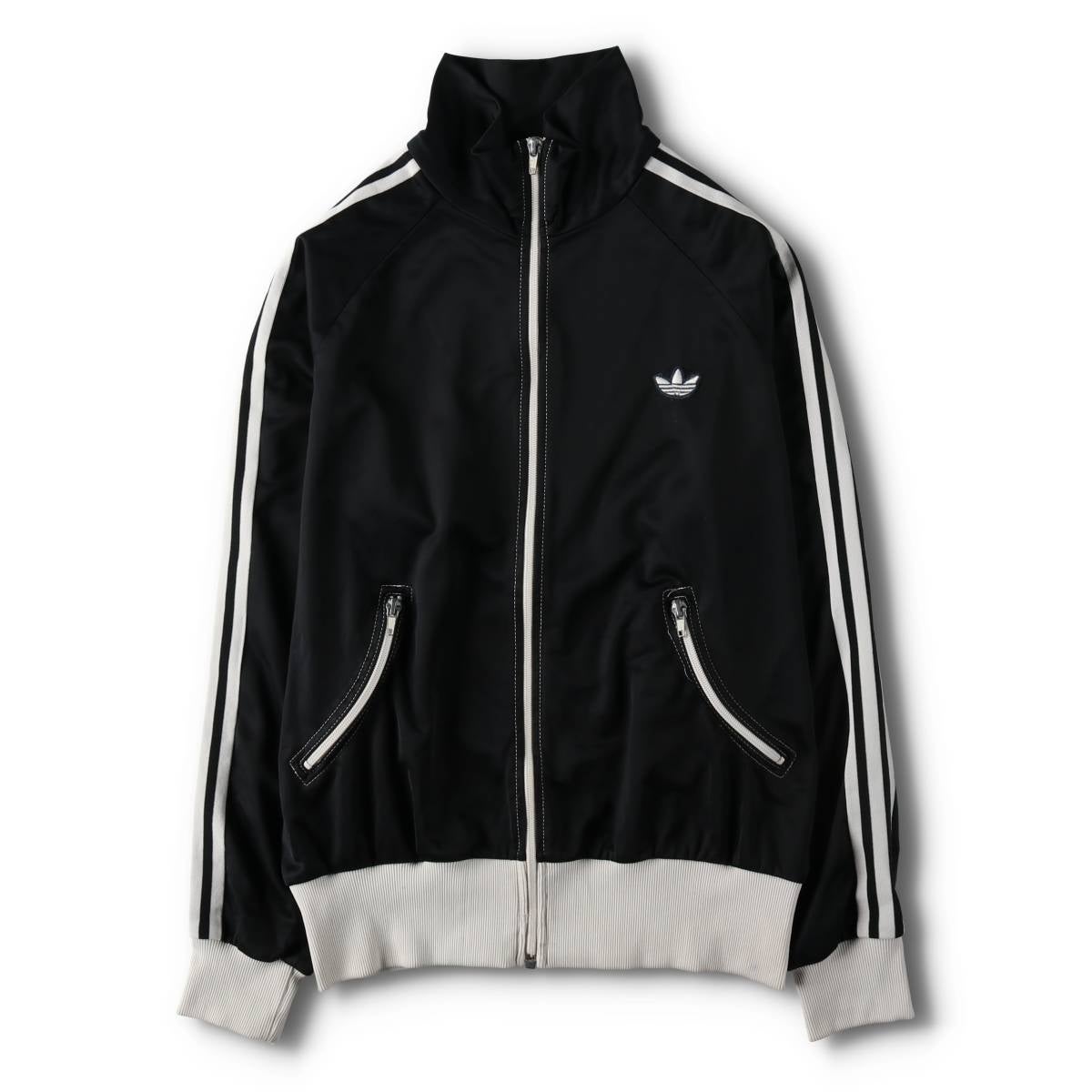 70年代 Adidas アディダス ATP VENTEX トラックジャケット M 古着 70～80年代 アディダス adidas VENTEX社製 ATP トレフォイルロゴ