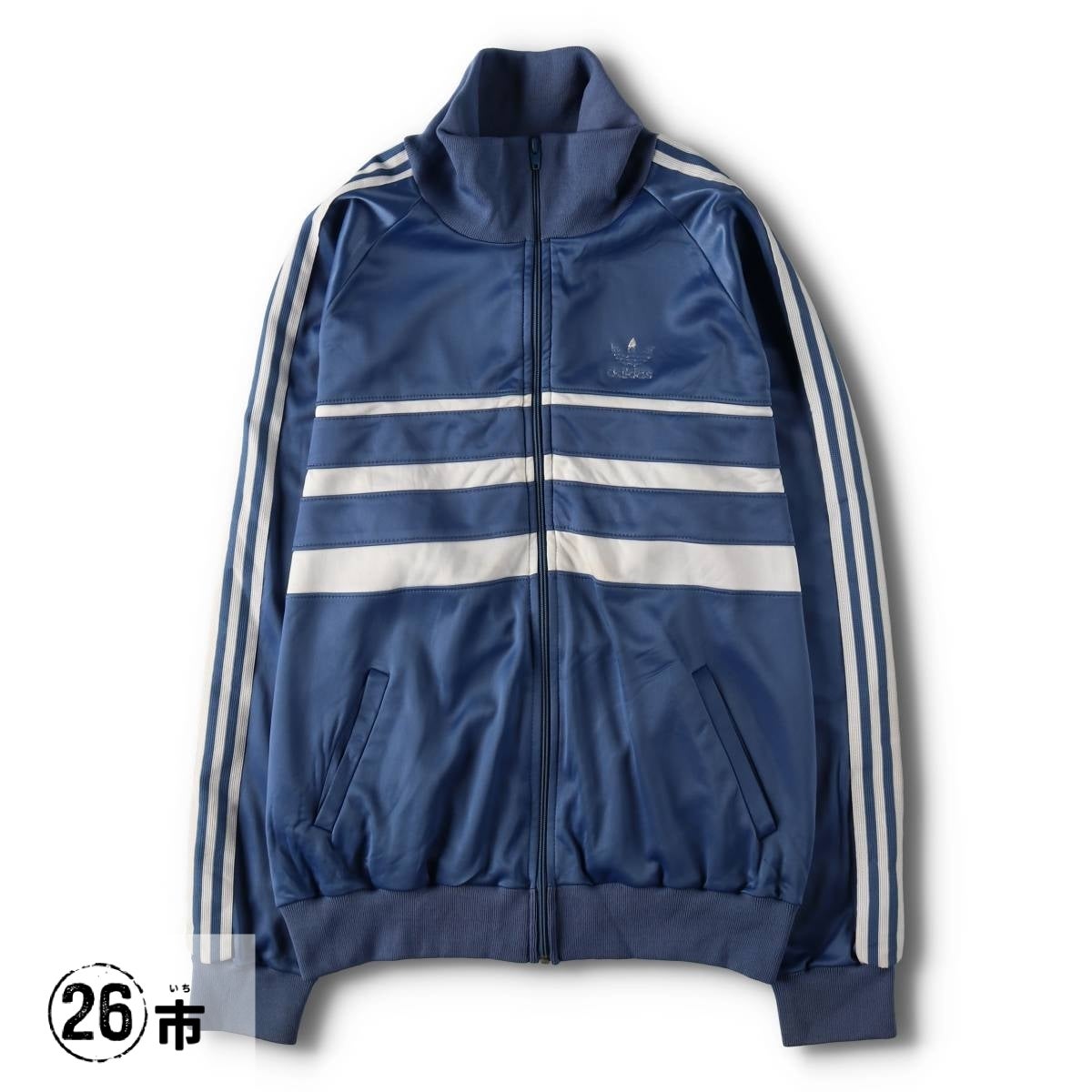 古着 80年代 アディダス adidas トレフォイルロゴ ジャージ トラック