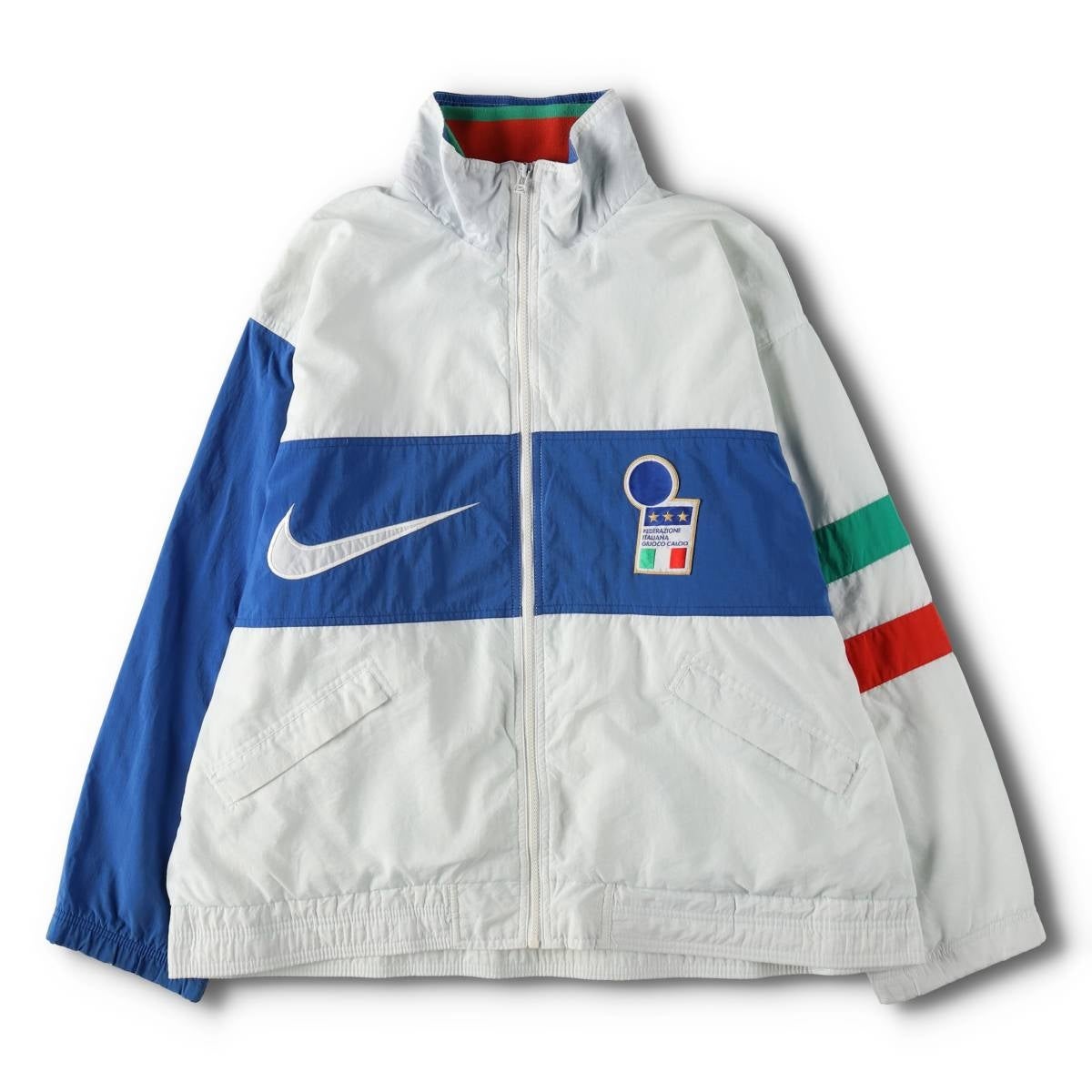 古着 90年代 ナイキ NIKE イタリア代表 ウインドブレーカー メンズS