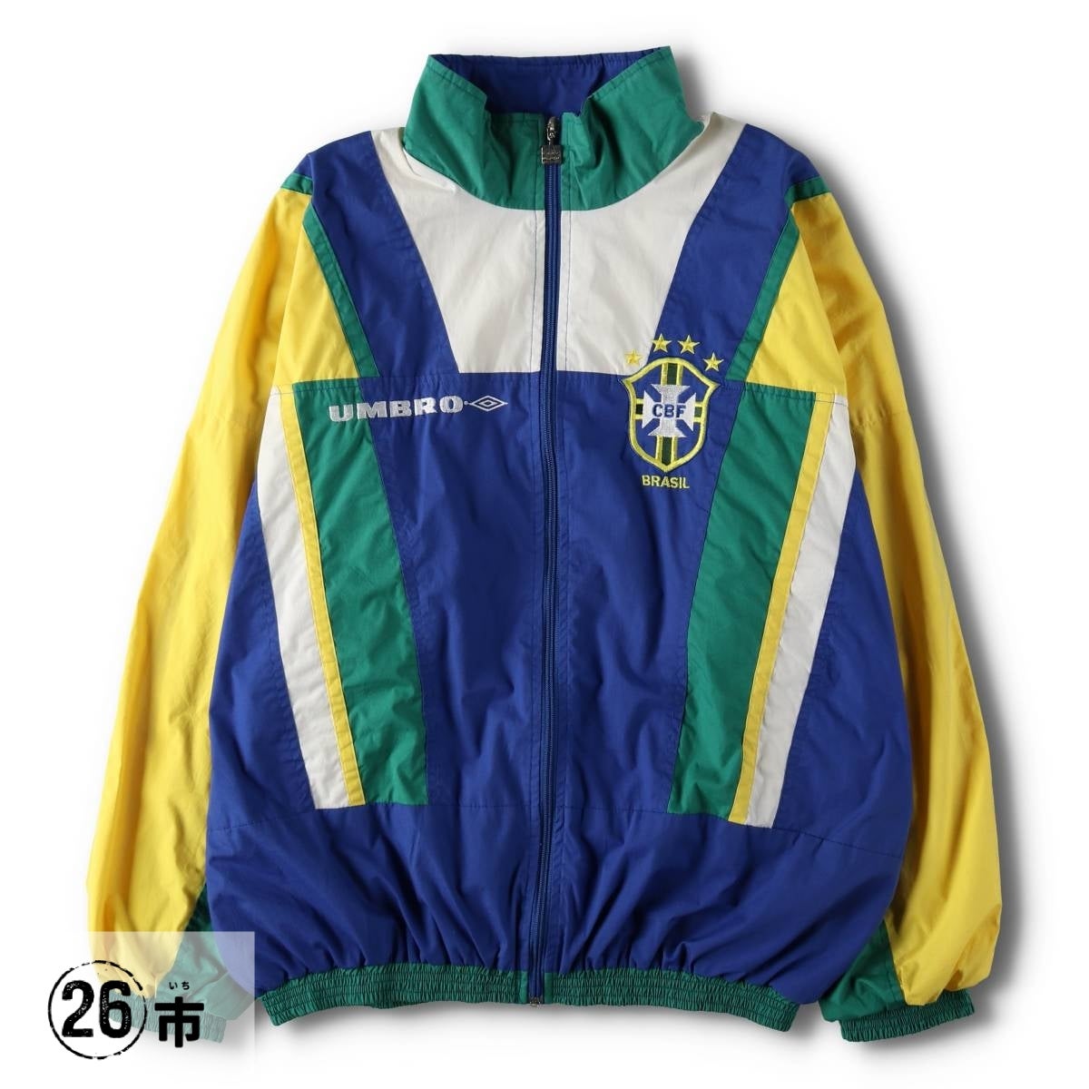 古着 90年代 アンブロ UMBRO ブラジル代表 ウインドブレーカー メンズ
