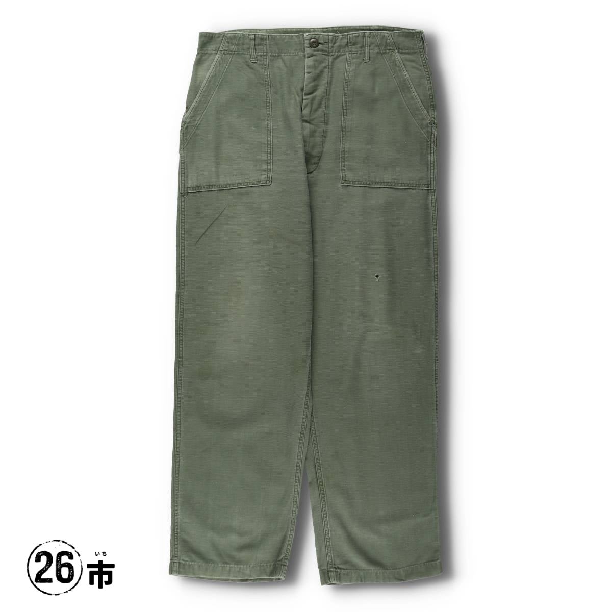 古着 60年代 米軍実品 ミリタリー ベイカーパンツ USA製 36×33 メンズ 古着 60年代 米軍実品 ミリタリー ベイカーパンツ USA製 36×33 メンズ