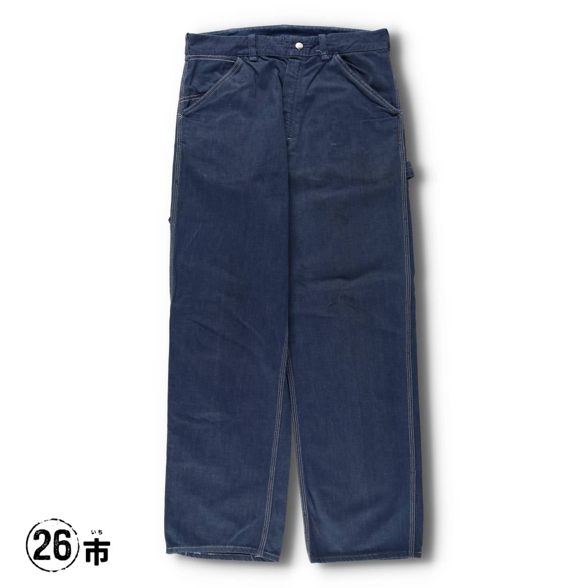 古着 シアーズ Sears バットダイ デニムペインターパンツ メンズw31