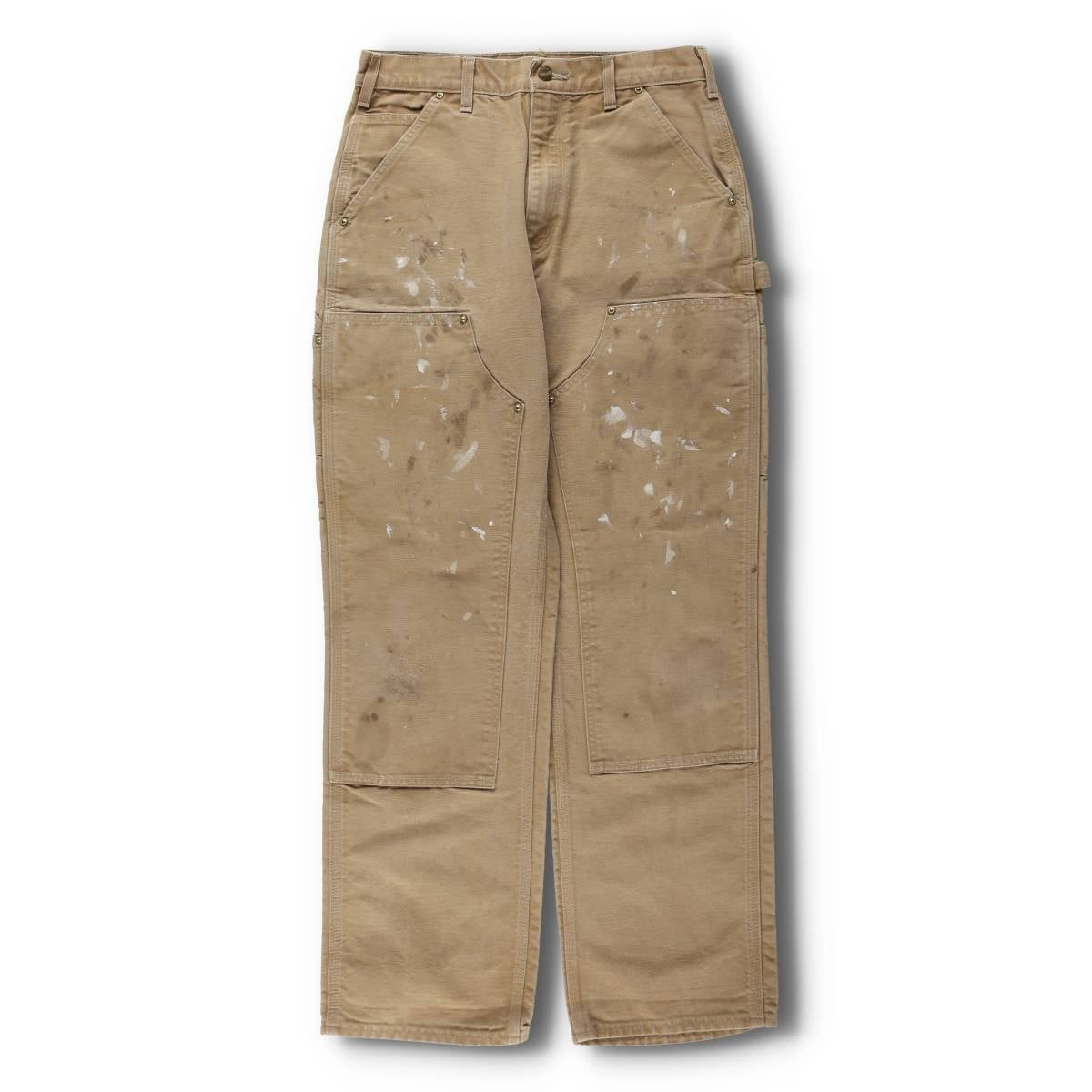 古着 カーハート Carhartt Loose Original Fit ペイント ダブルニー