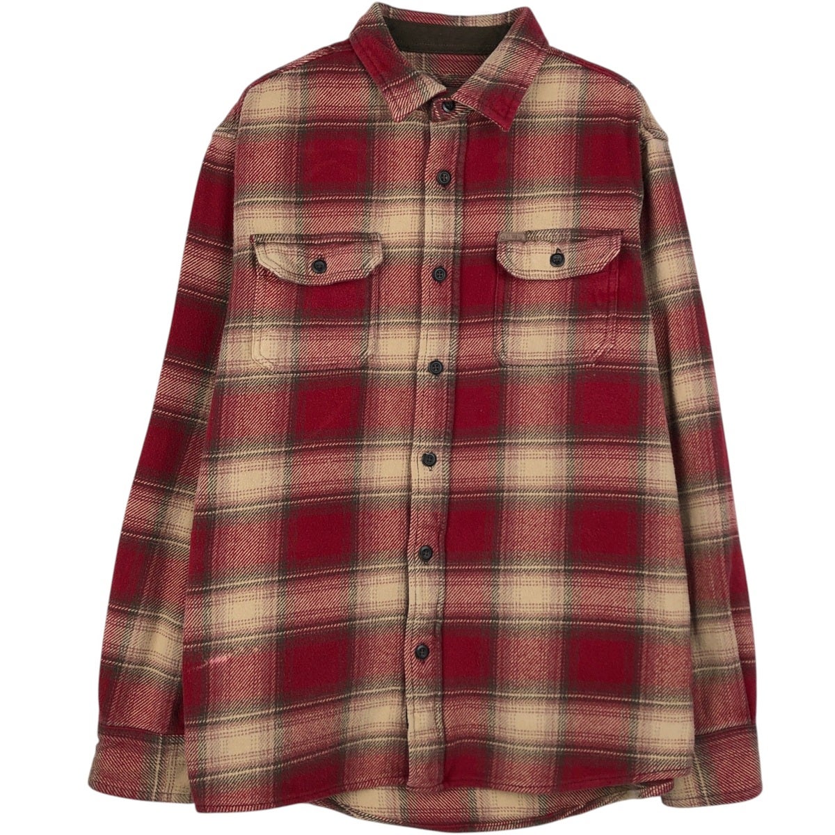 古着 オービス ORVIS オンブレチェック 長袖 フランネルチェックシャツ