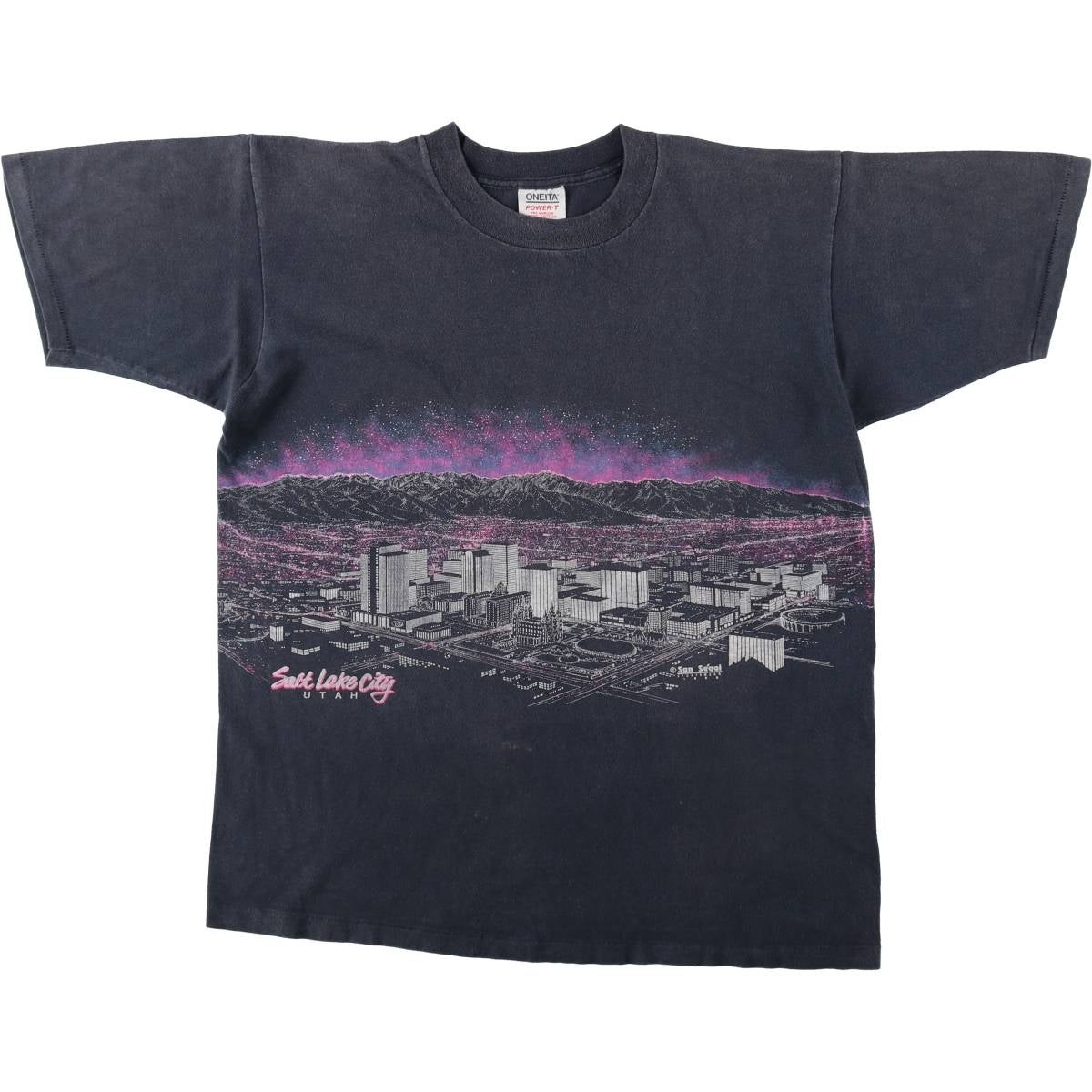 古着 90年代 オニータ ONEITA プリント スーベニアTシャツ USA製