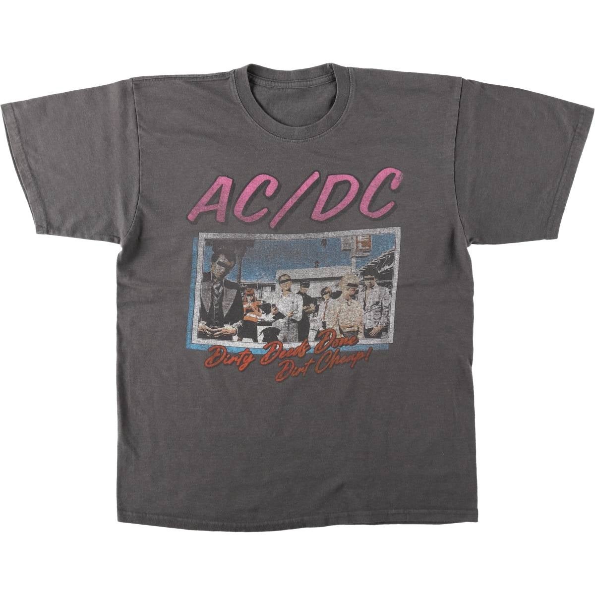 古着 AC/DC エーシーディーシー バンドTシャツ バンT メンズM相当