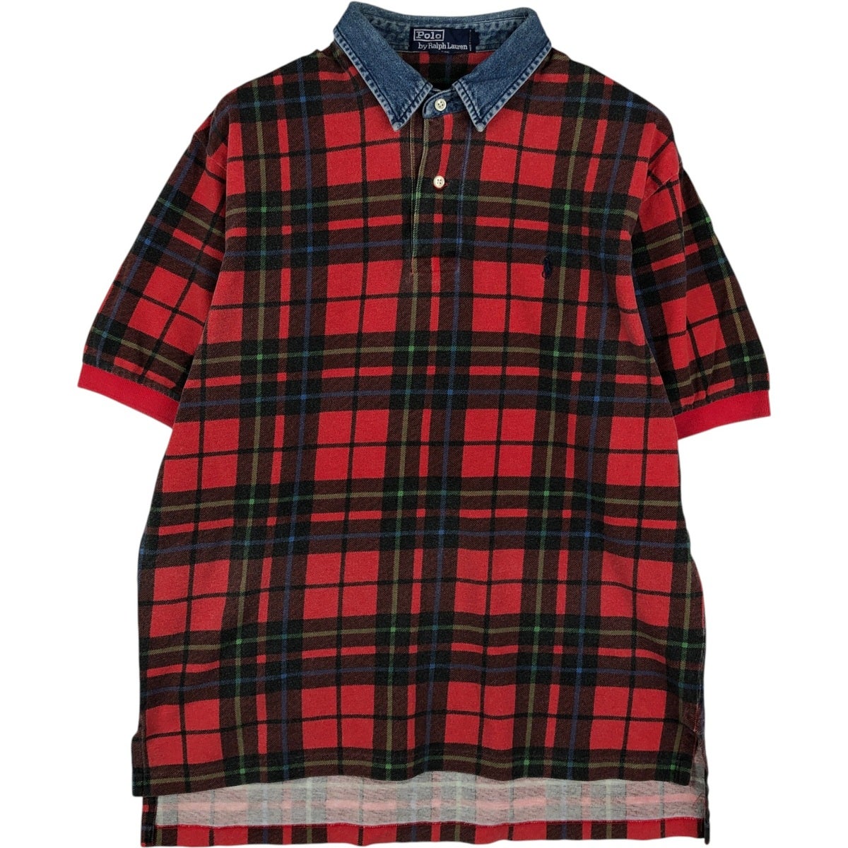 古着 ラルフローレン Ralph Lauren POLO by Ralph Lauren ハーフボタン