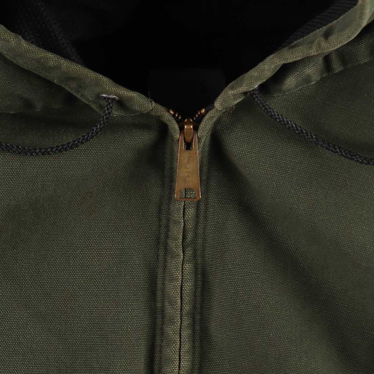 古着 カーハート Carhartt アクティブジャケット ダックフルジップ