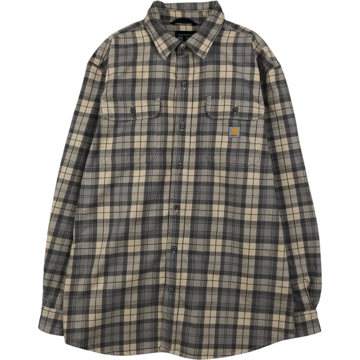 古着 カーハート Carhartt Loose Fit 長袖 フランネルチェックシャツ