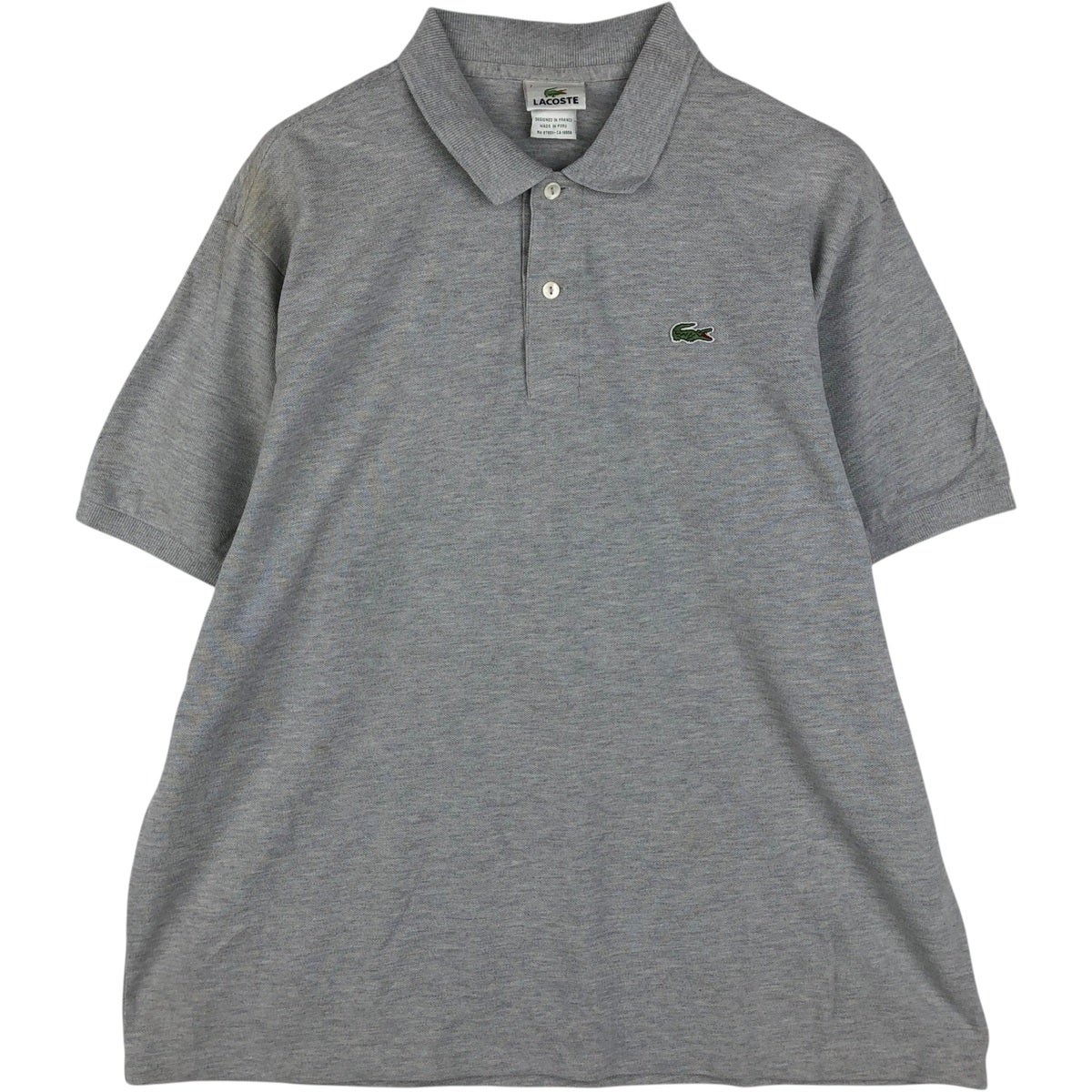 古着 ラコステ LACOSTE フランス企画 半袖 ポロシャツ メンズXXL相当