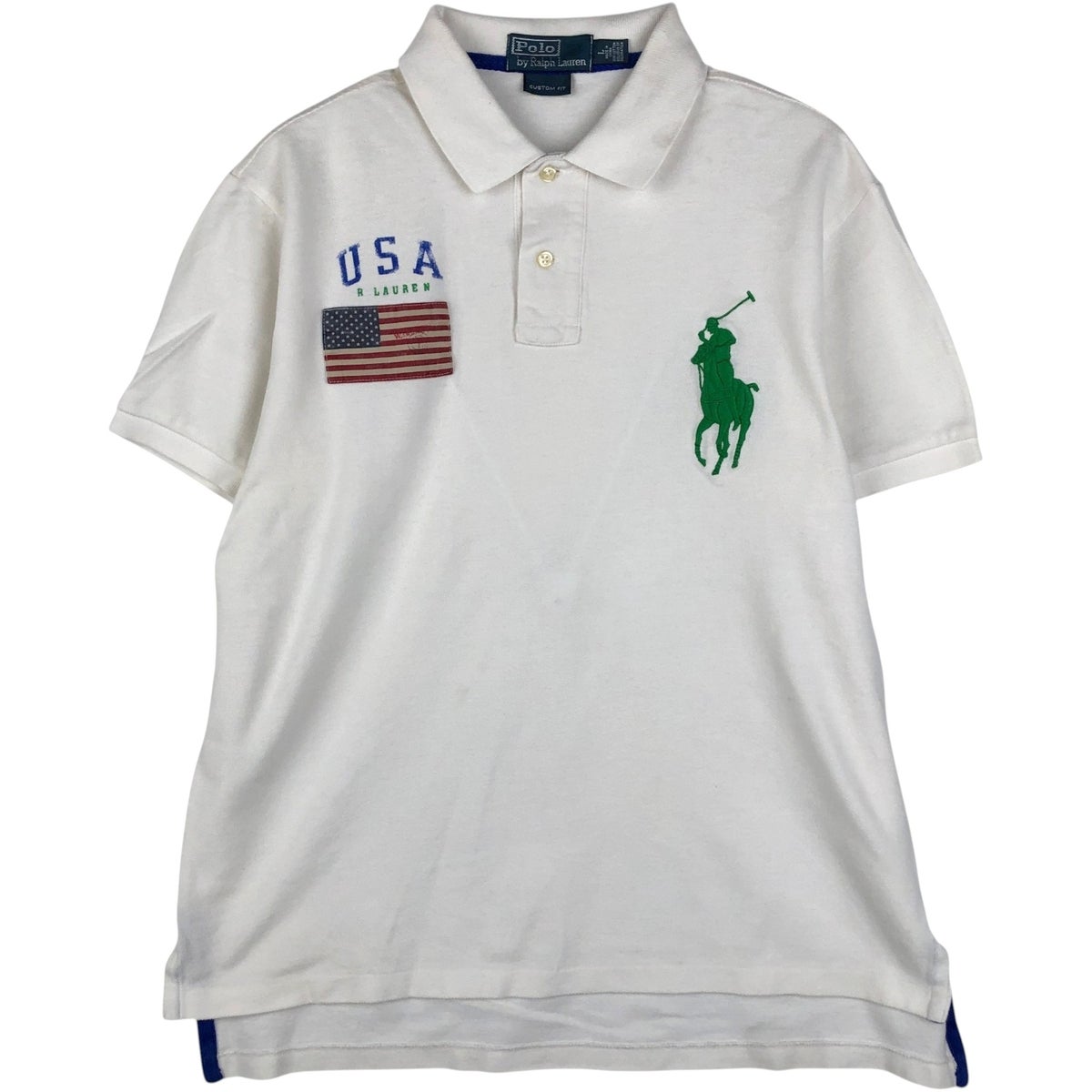 Polo Ralph Lauren USA ポロシャツ 90's Polo Ralph Lauren L/S ポロシャツ “MADE IN USA” - used&vintage