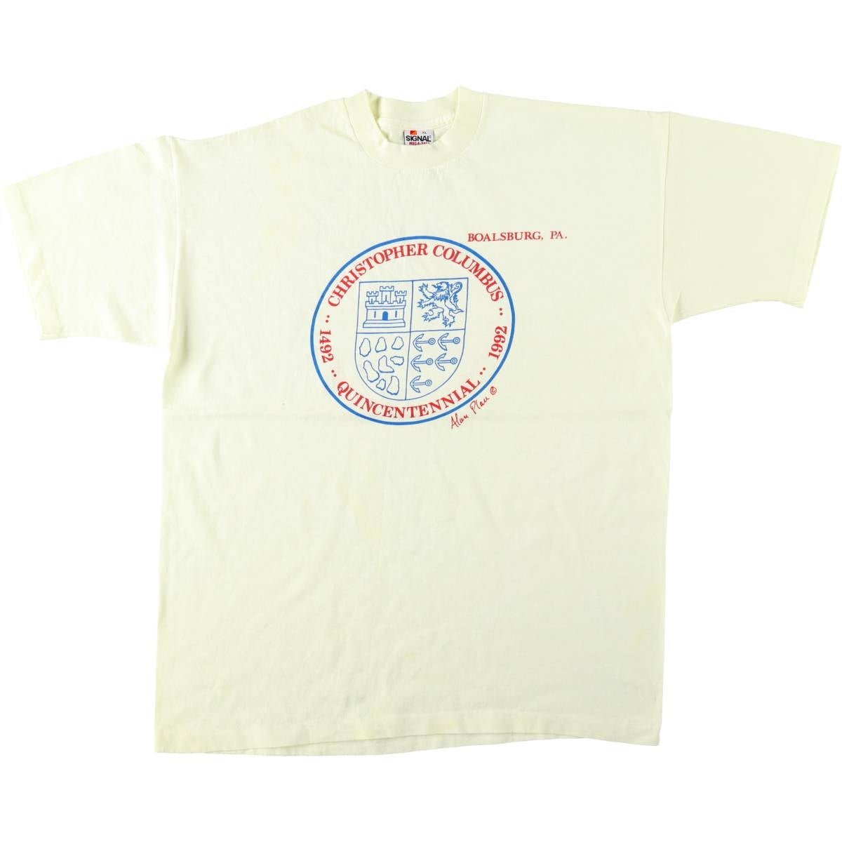古着 90年代 SEW SPORTY カレッジ リンガーTシャツ USA製 メンズXL相当