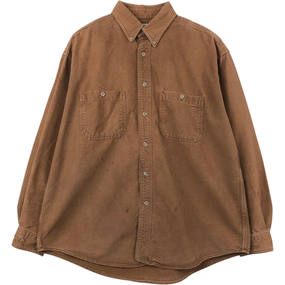古着 80～90年代 エルエルビーン L.L.Bean 長袖 シャモアクロスシャツ
