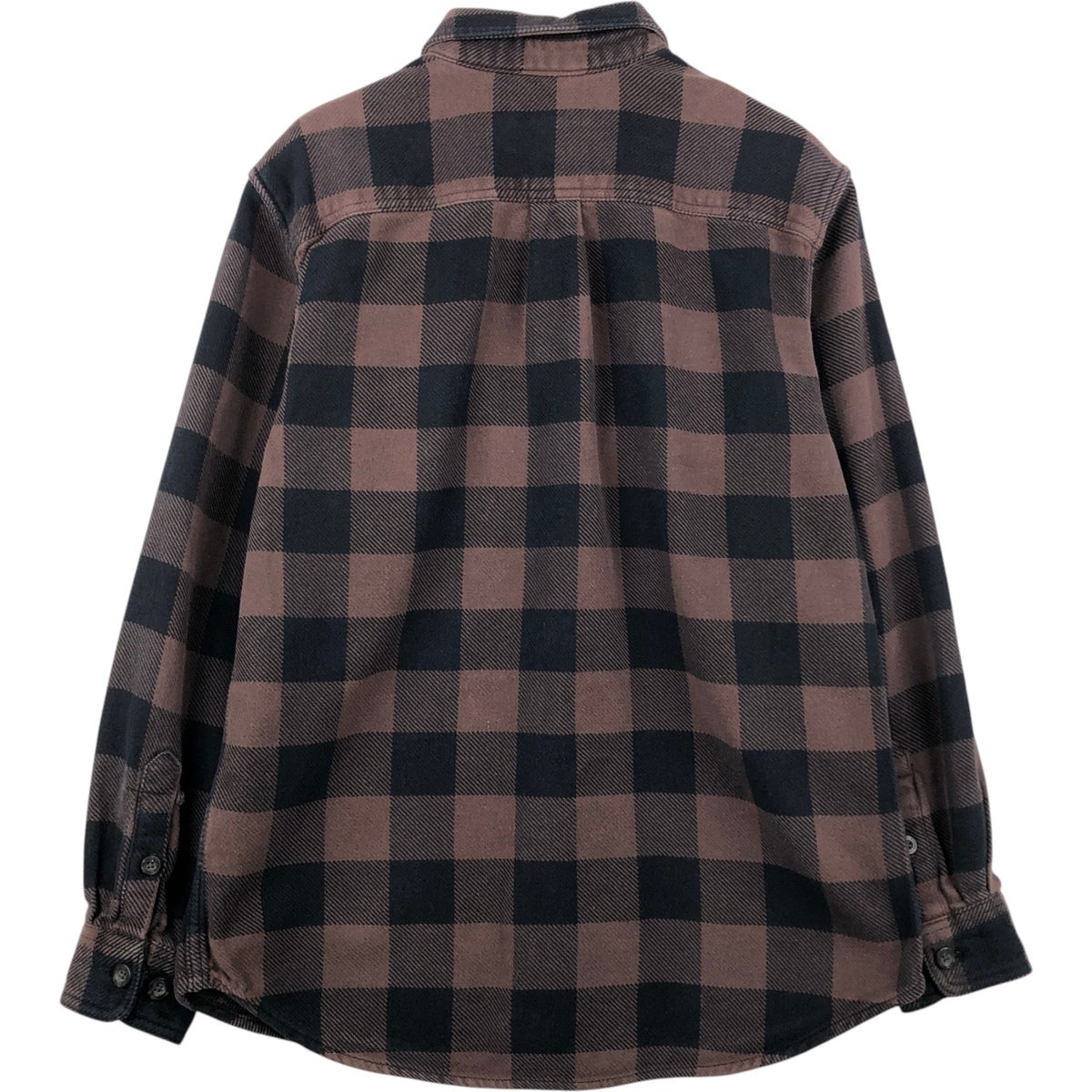古着 OUTDOOR LIFE バッファローチェック 長袖 ヘビーネルチェック
