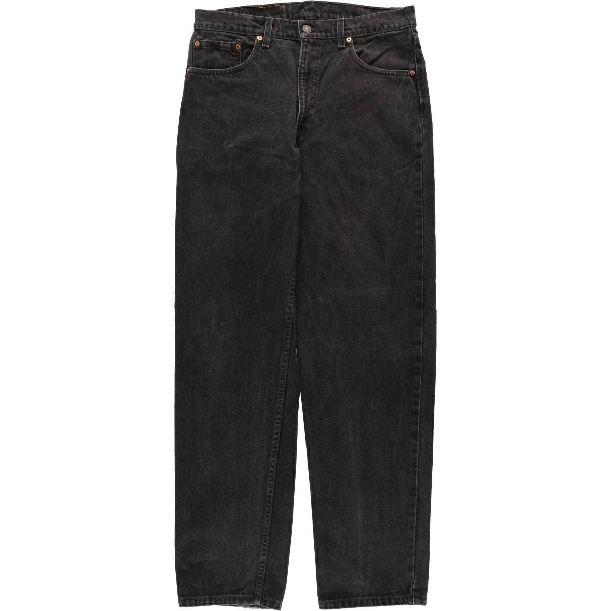 古着 90年代 リーバイス Levi's 550-0260 ブラックデニム テーパードデニムパンツ USA製 メンズw32相当 ヴィンテージ/evb032969 古着 90年代 リーバイス Levis 550-0260 RELAXED FIT ブラックデニム