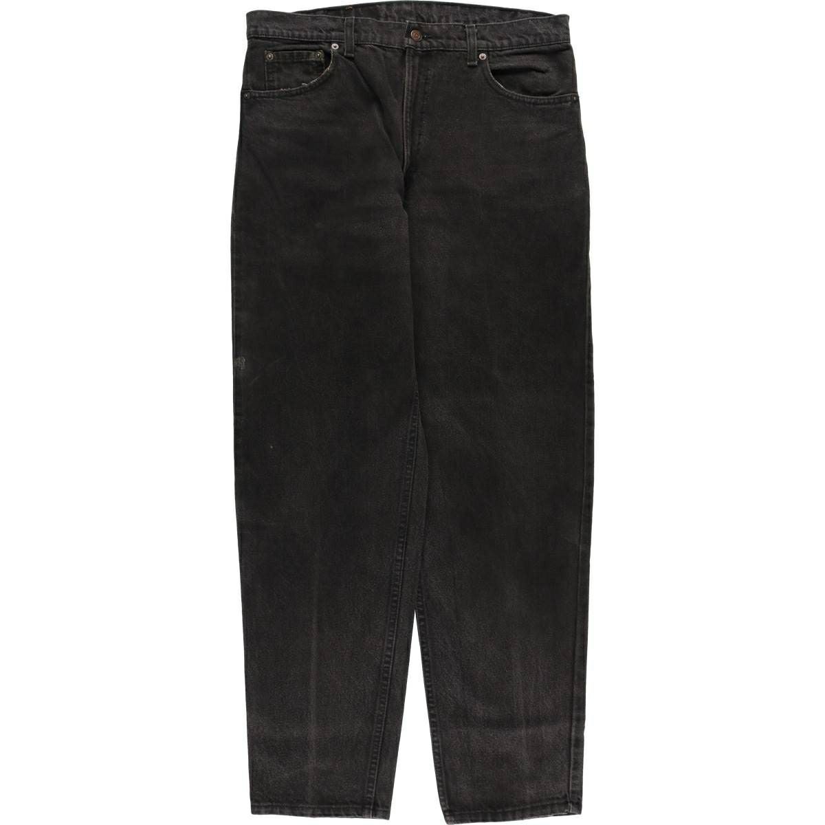 古着 90年代 リーバイス Levis 550-0260 ブラックデニム テーパード