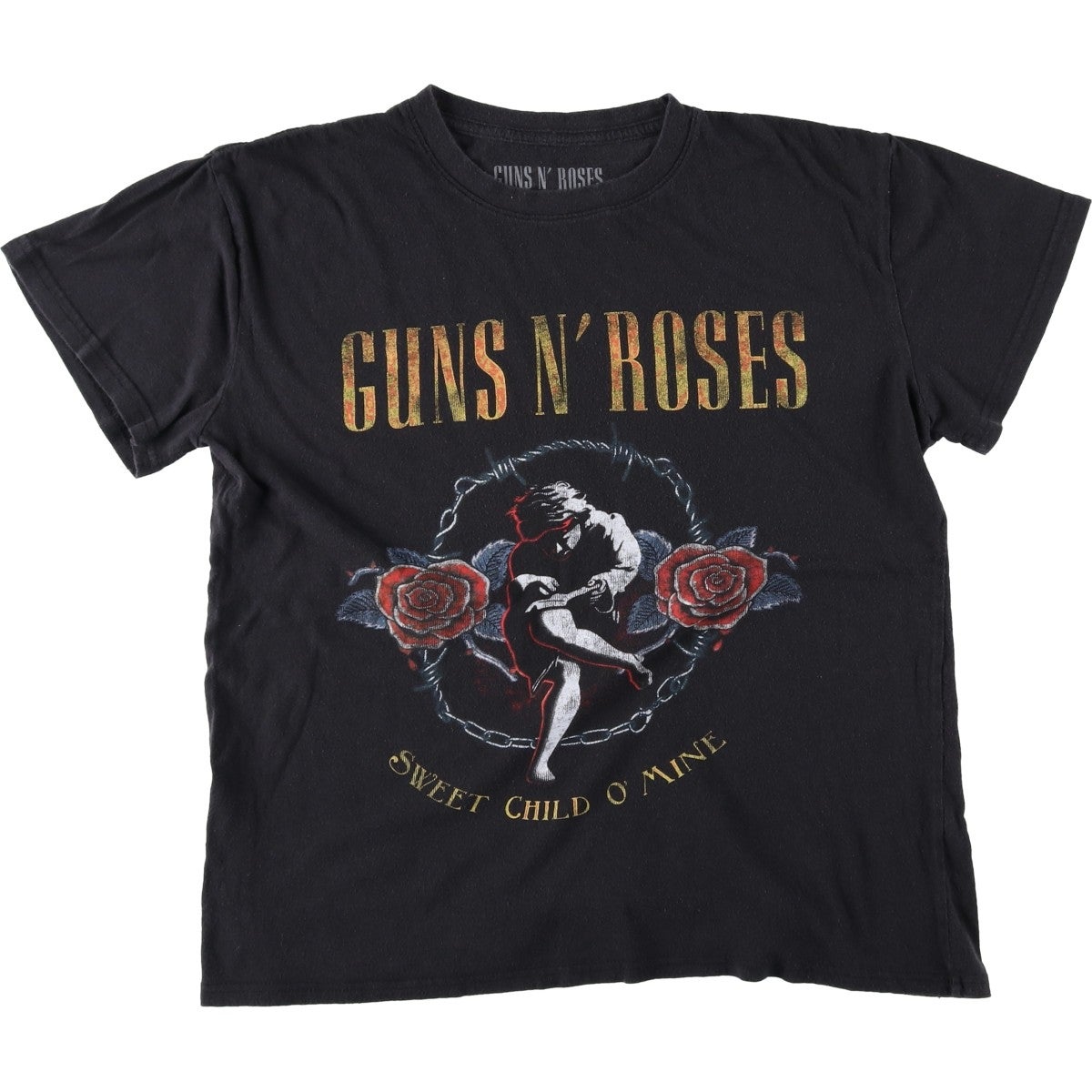 古着 GUNS N ROSES ガンズアンドローゼズ バンドTシャツ バンT メンズL