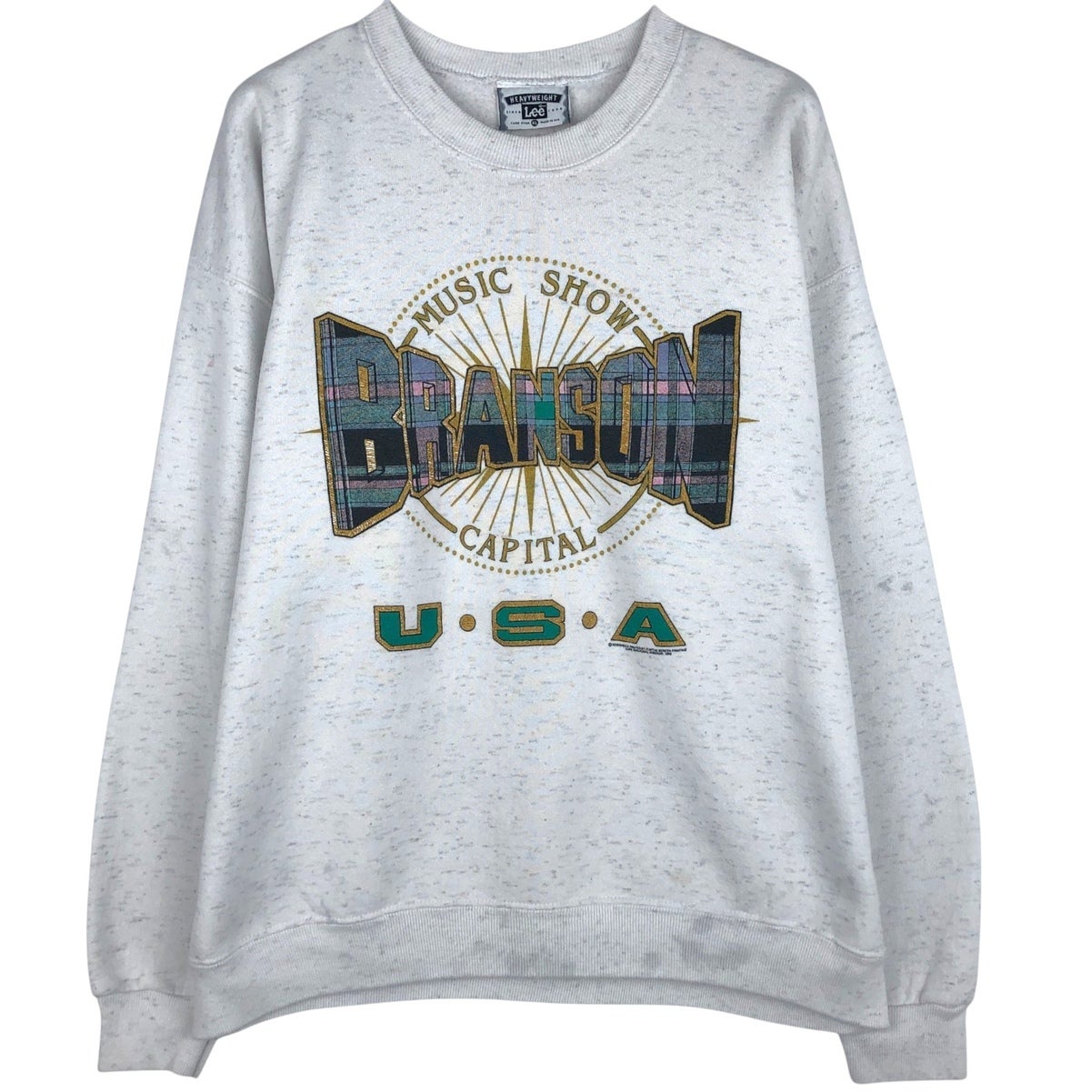 古着 90年代 リー Lee プリントスウェットシャツ トレーナー USA製
