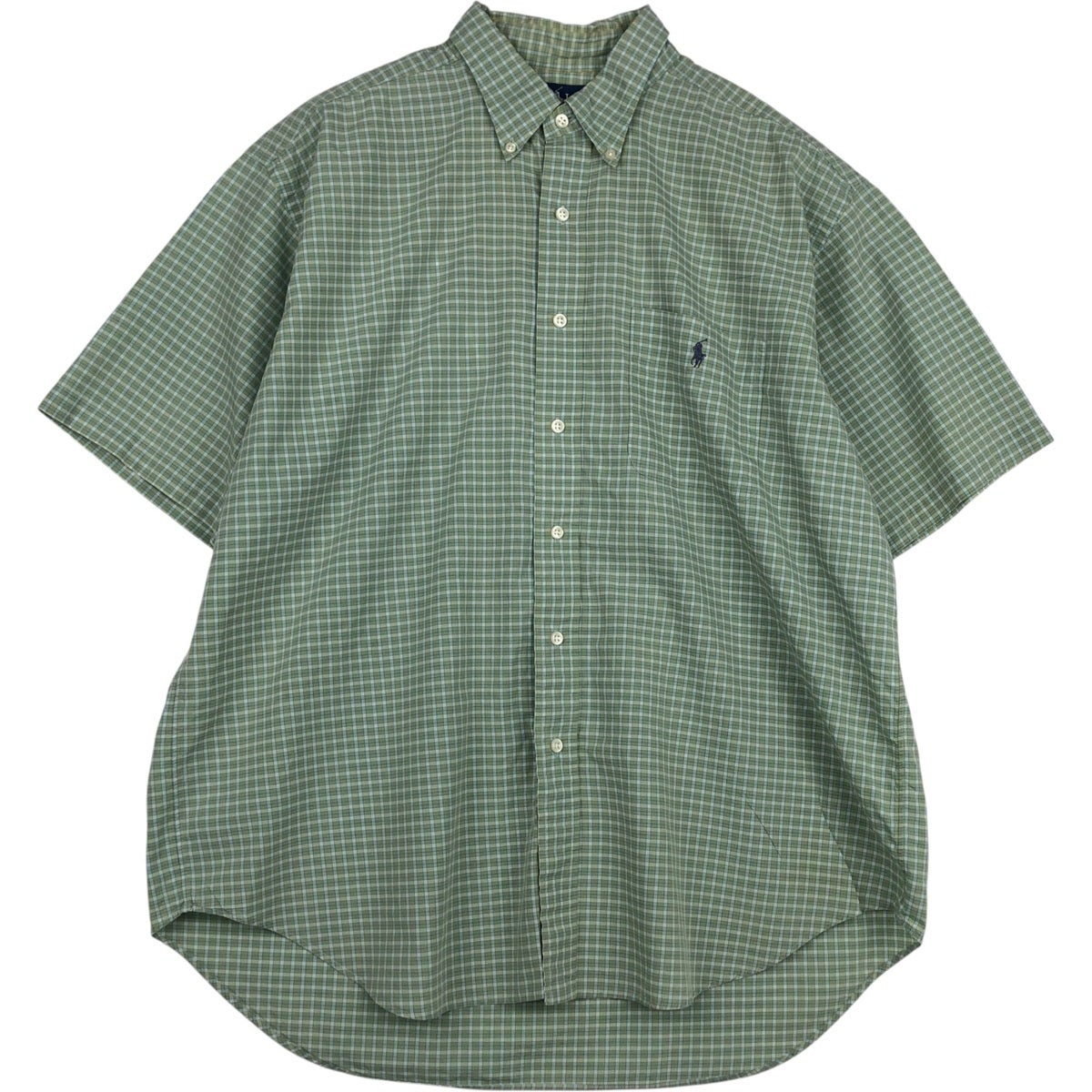 古着 ラルフローレン Ralph Lauren BARTLETT 半袖 ボタンダウン