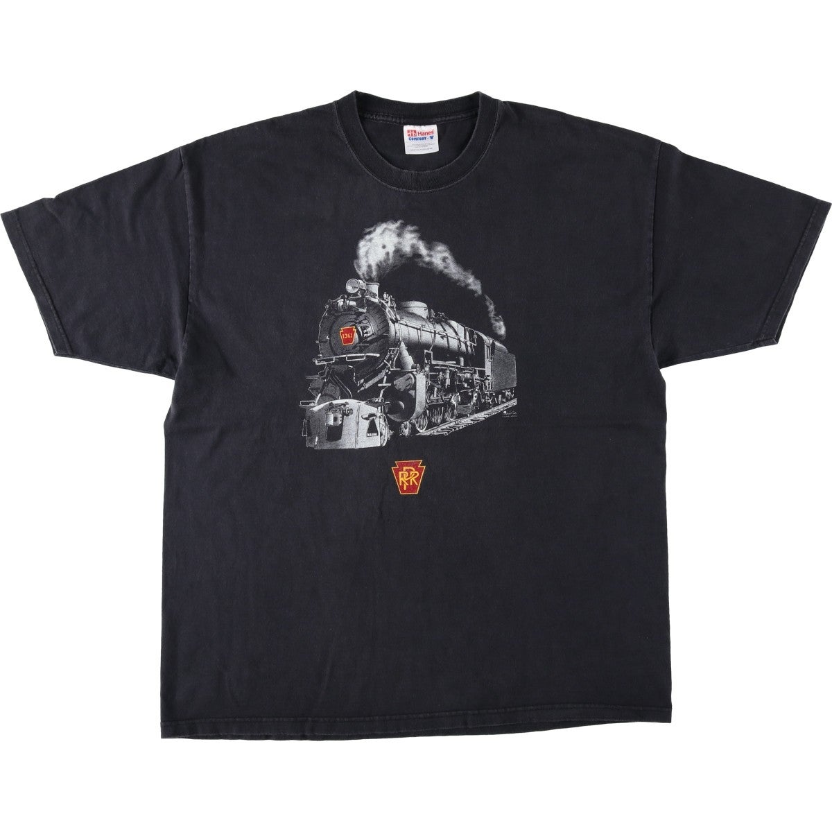 古着 ヘインズ Hanes COMFORT-T プリントTシャツ メンズXL相当