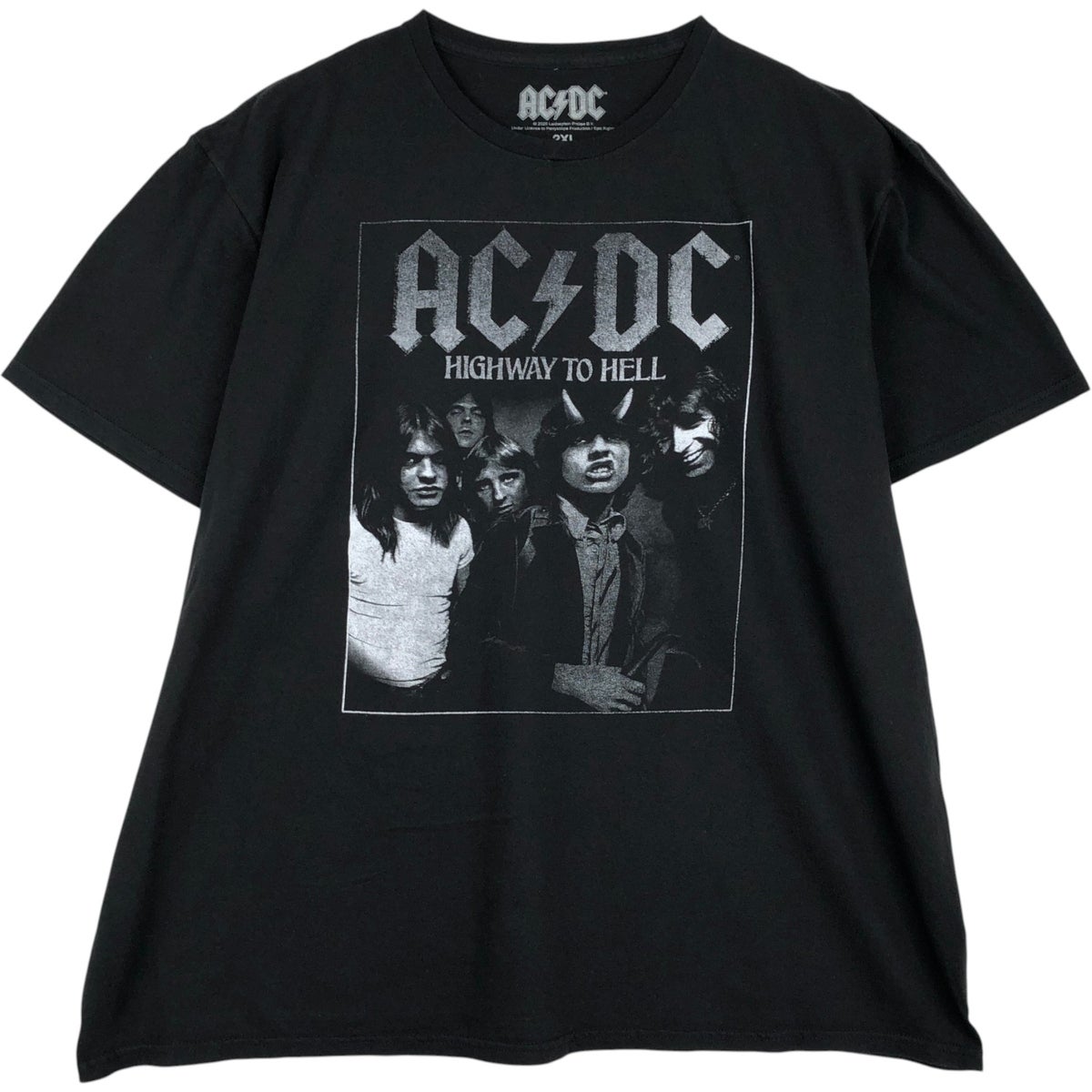 古着 AC/DC エーシーディーシー バンドTシャツ バンT メンズXXL相当