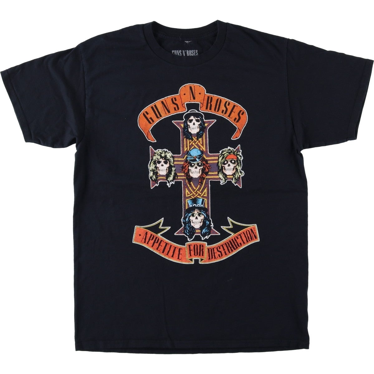 古着 GUNS N ROSES ガンズアンドローゼズ ドクロ柄 スカル柄 バンドT